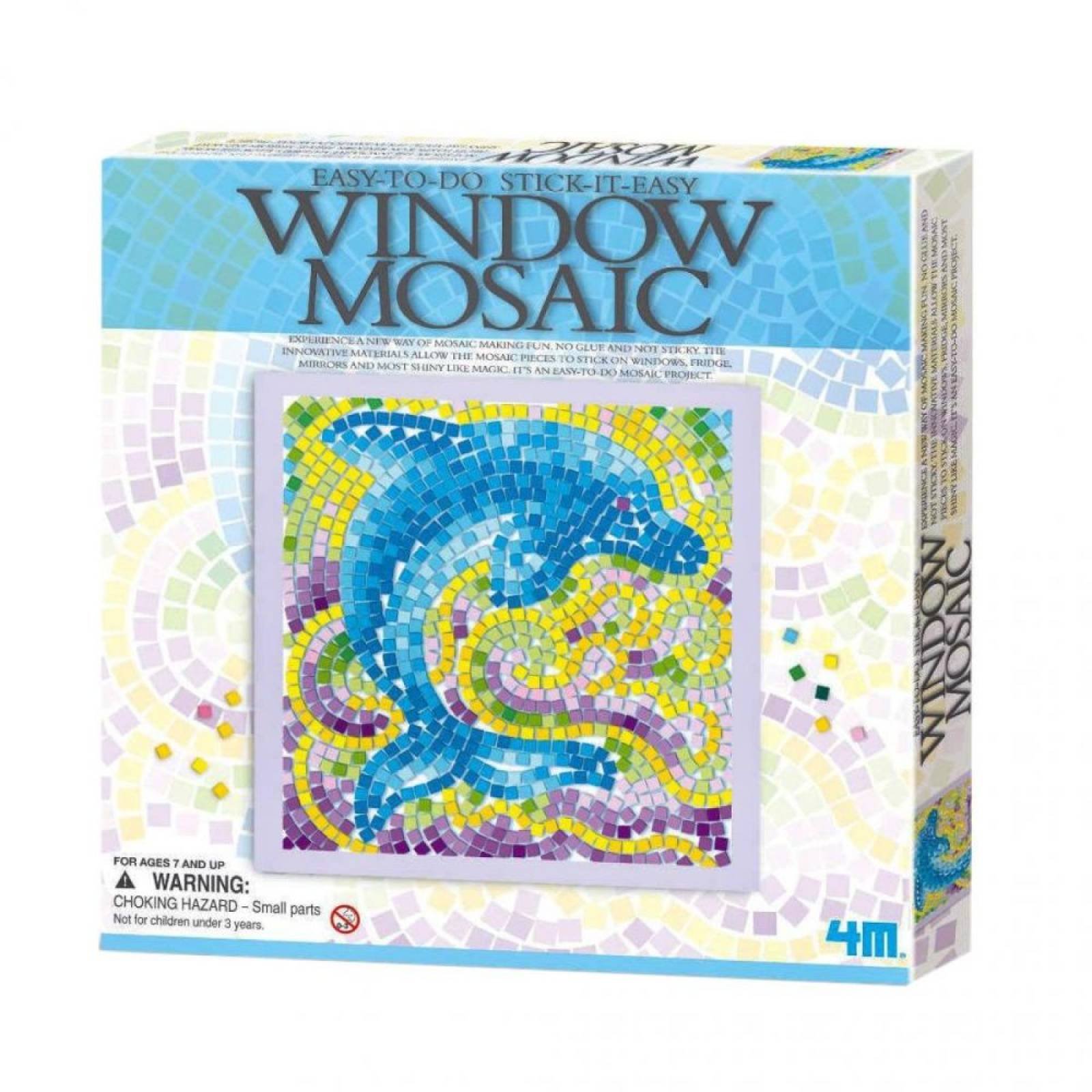 Window Mosaic easy-to-do stick-it-easy delfín