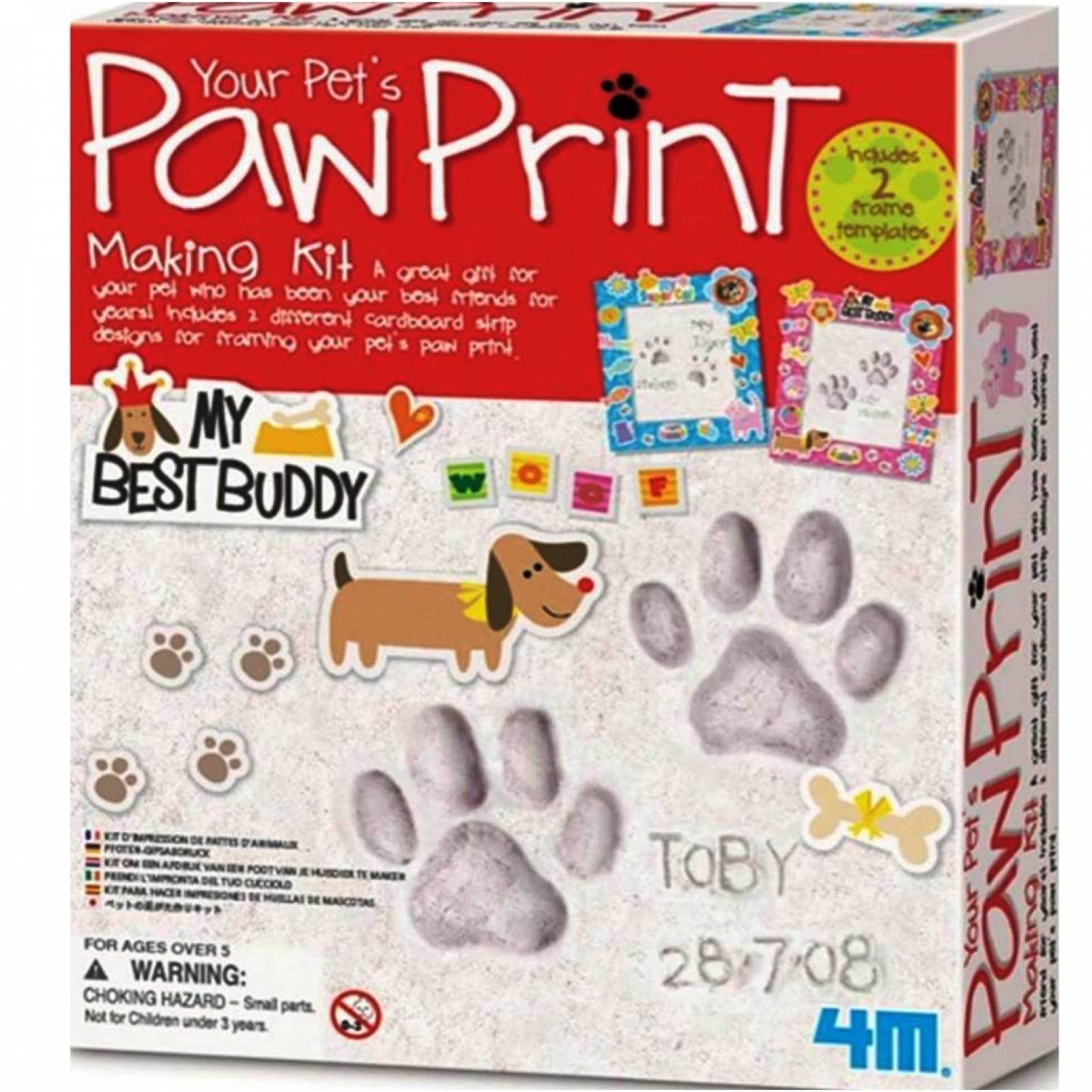 Your pets paw print making kit