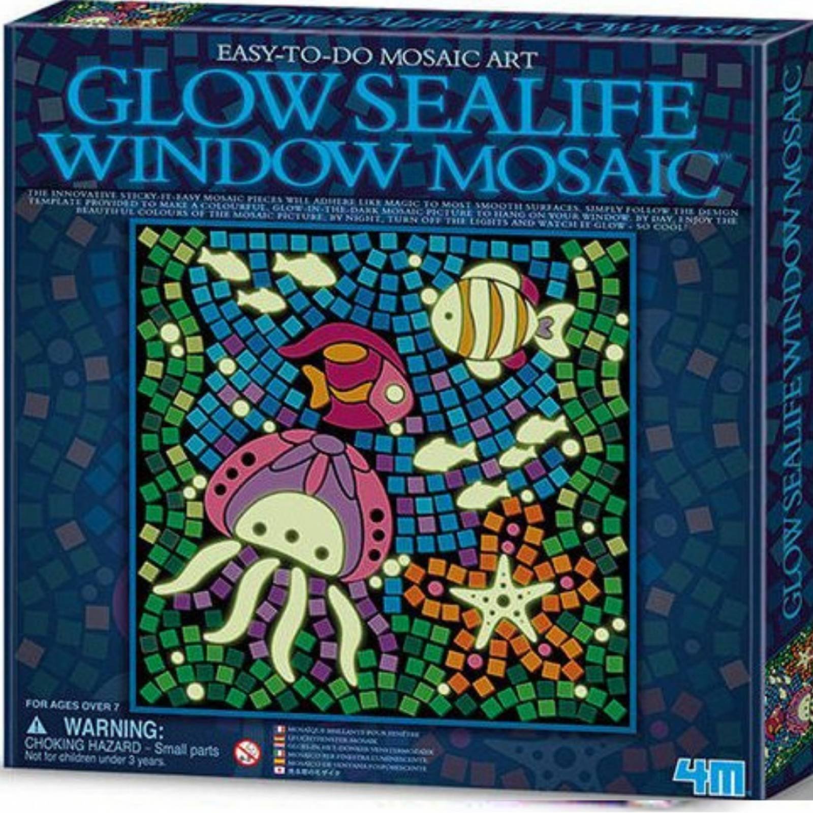 Easy-to-Do Glow Window Mosaic Art / Sealife