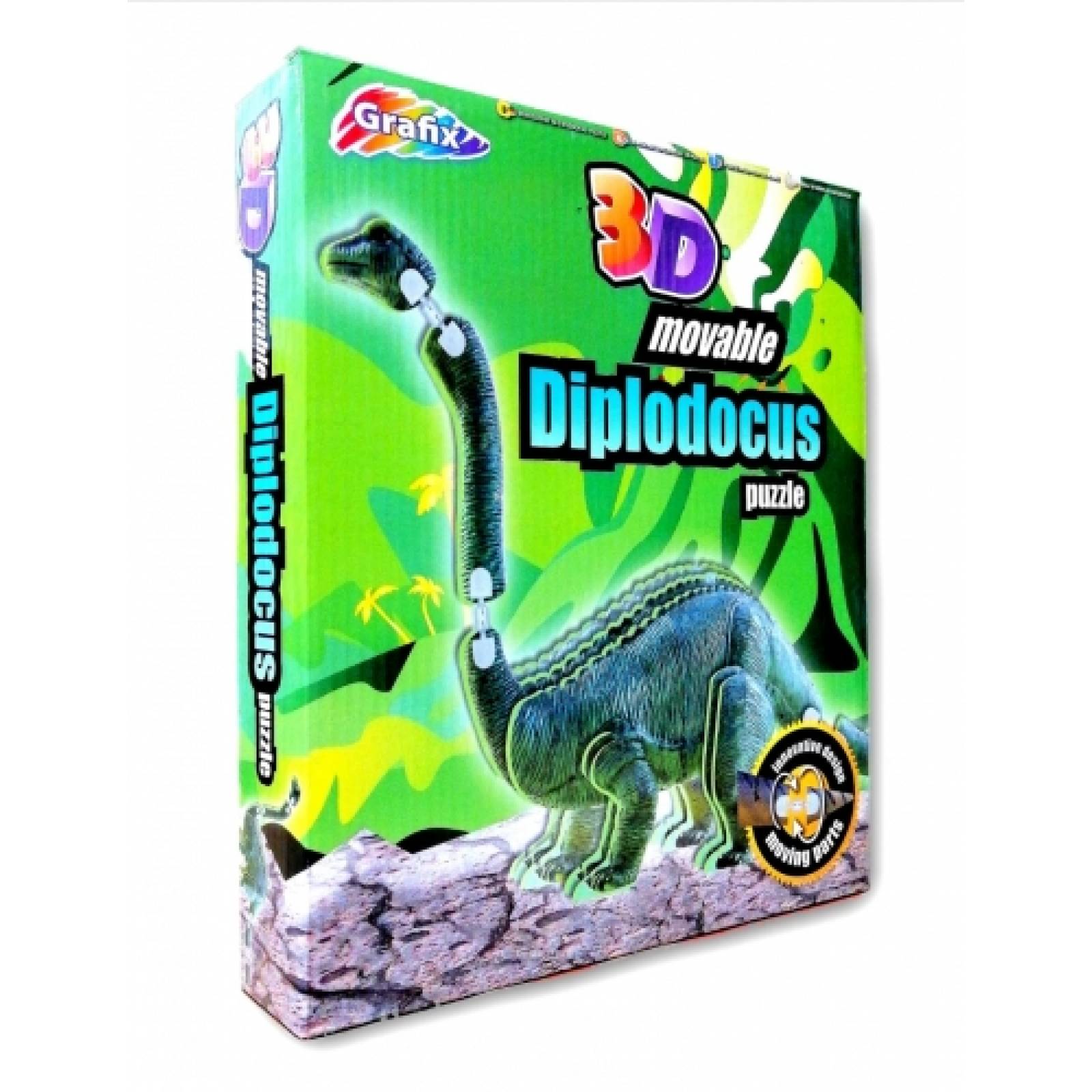 Rompecabezas infantil "3D Movable Model Diplodocus