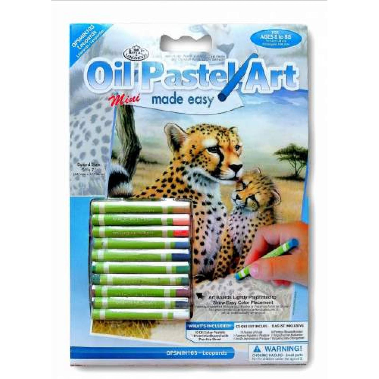 Kit para pintar por numeros "Leopards"