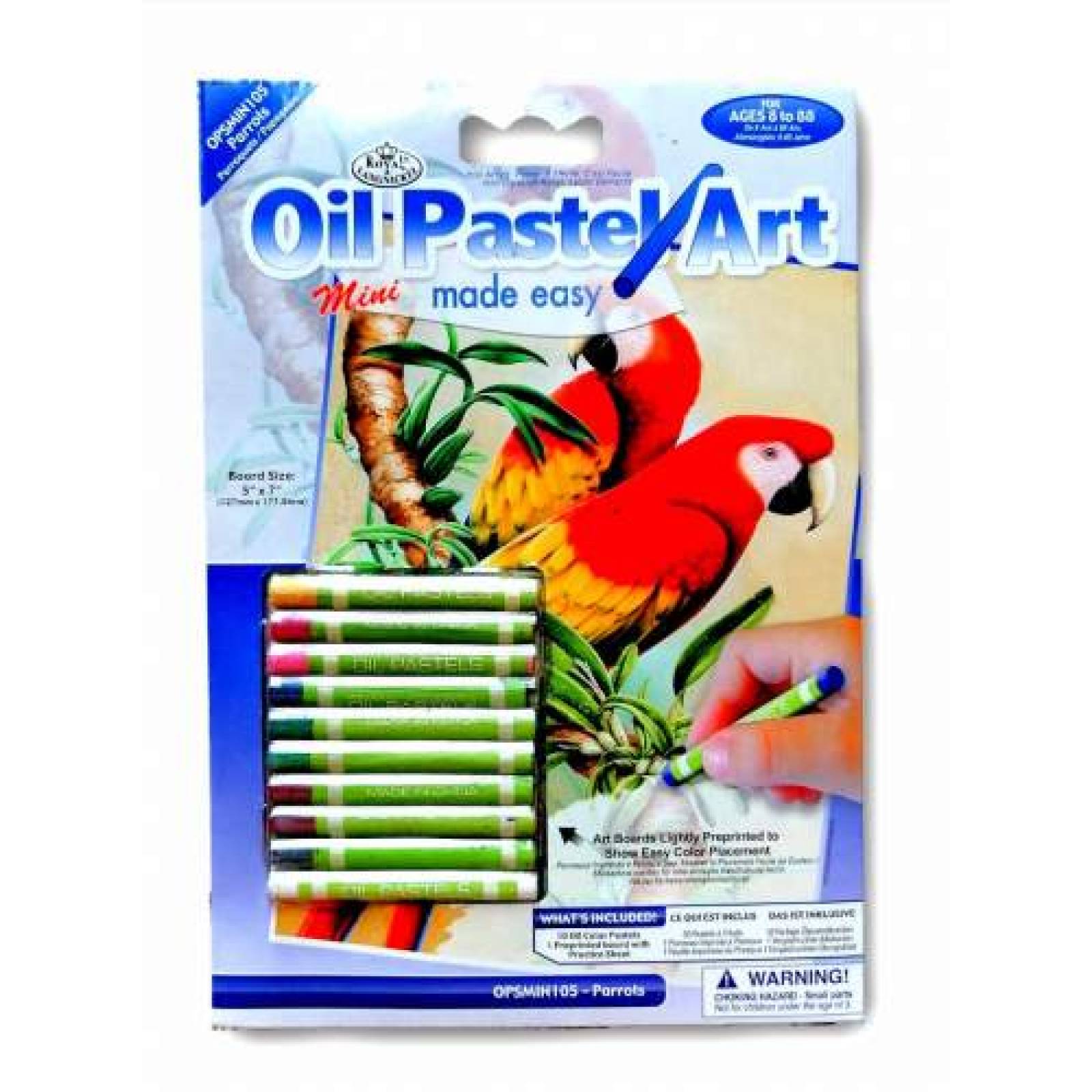 Kit para pintar por numeros "Parrots"