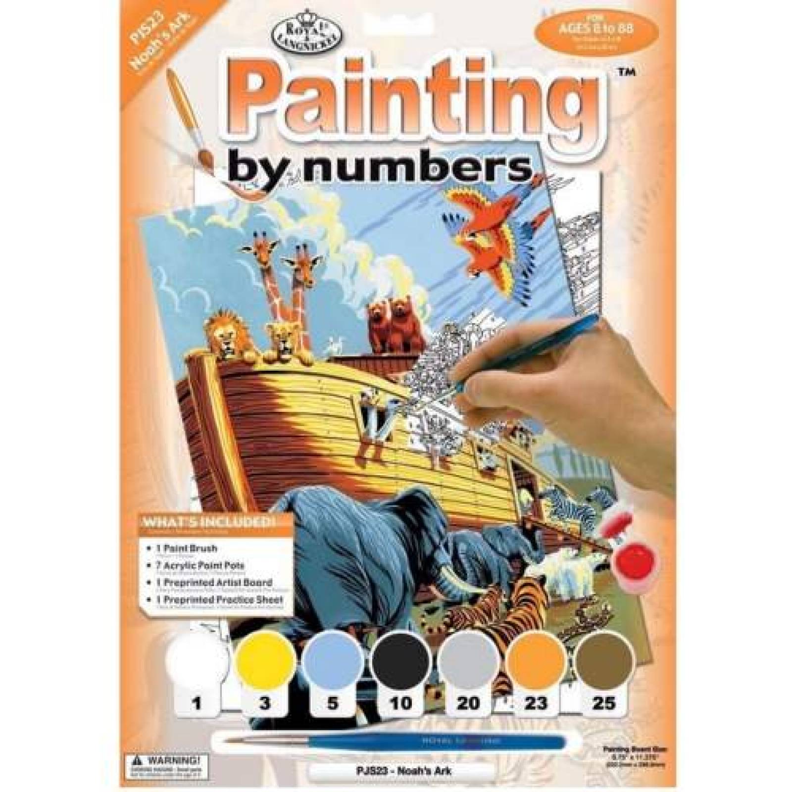 Kit para pintar por numeros "Noah S Ark"