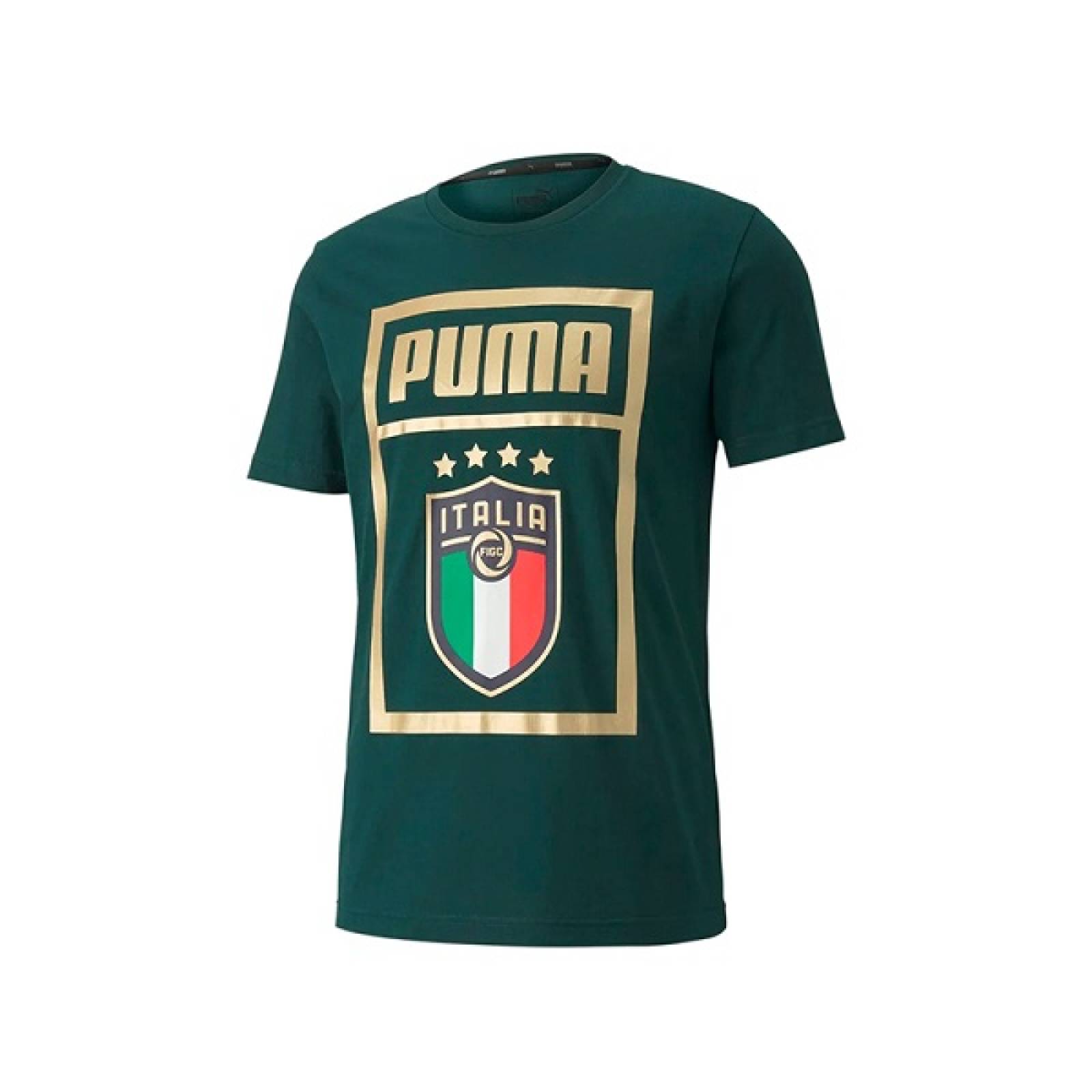 PLAYERA PUMA CABALLERO ITALIA VERDE