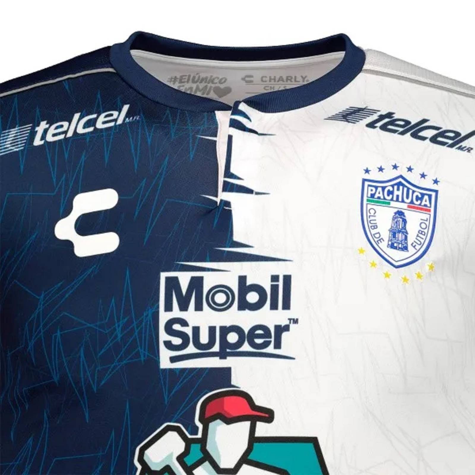  JERSEY CHARLY CABALLERO PACHUCA MARINO/BLANCO  