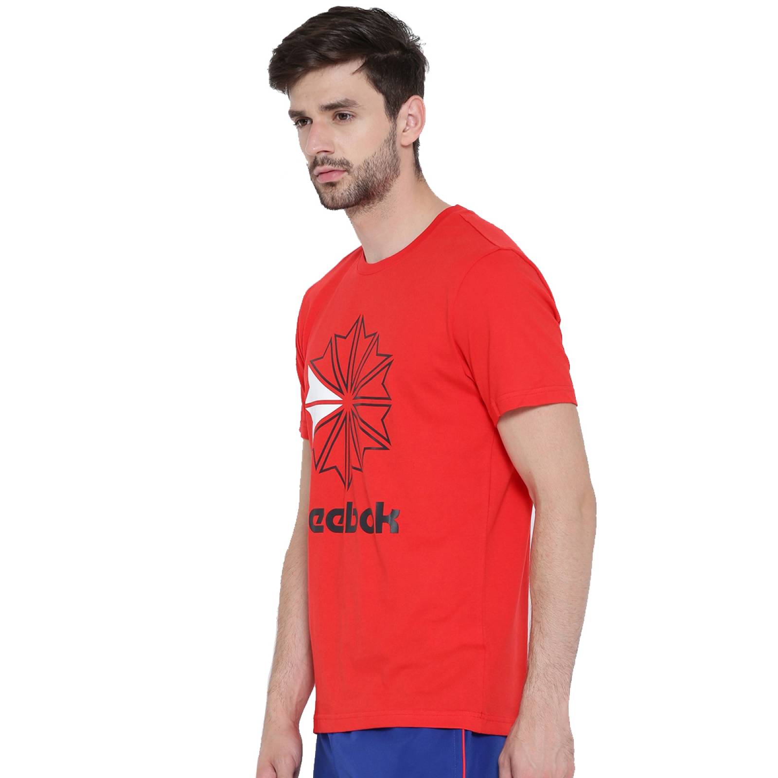 Camiseta reebok best sale classic hombre plata