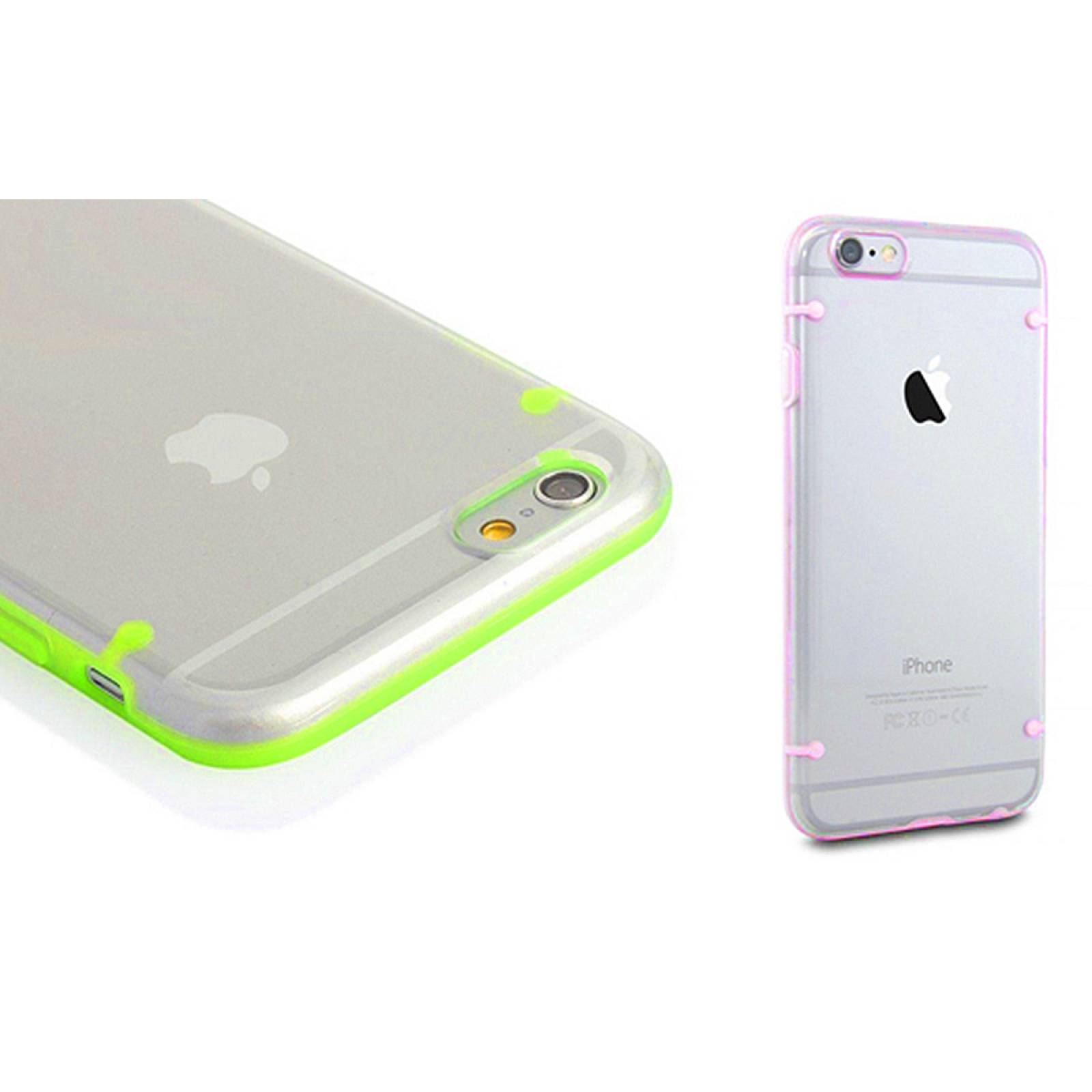 Bumper Luminoso Iph 6 Naranja