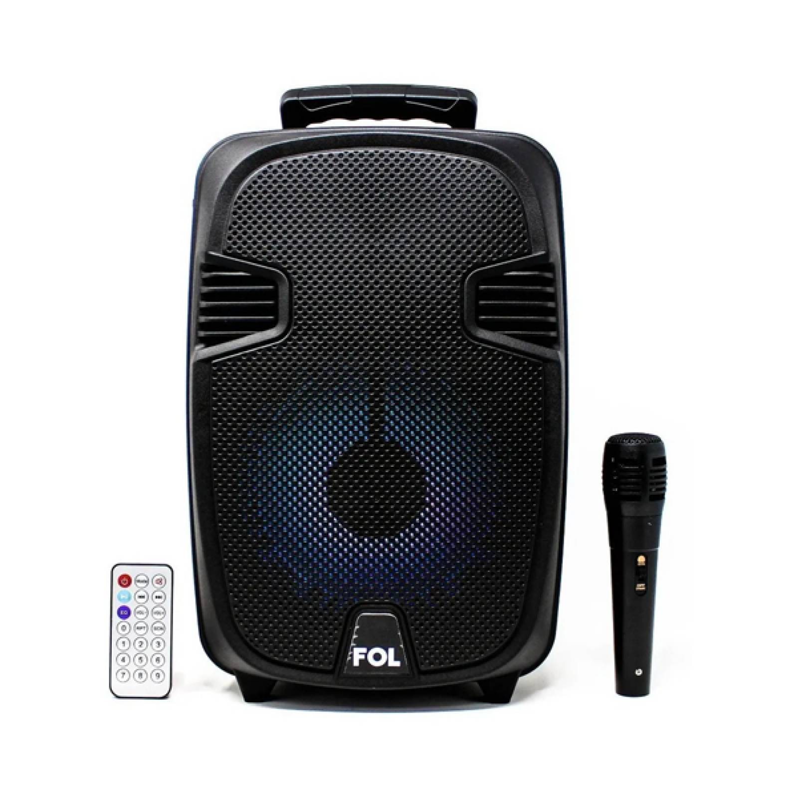 Bafle Bocina 6.5 Fol Bluetooth Micrófono Inalámbrica