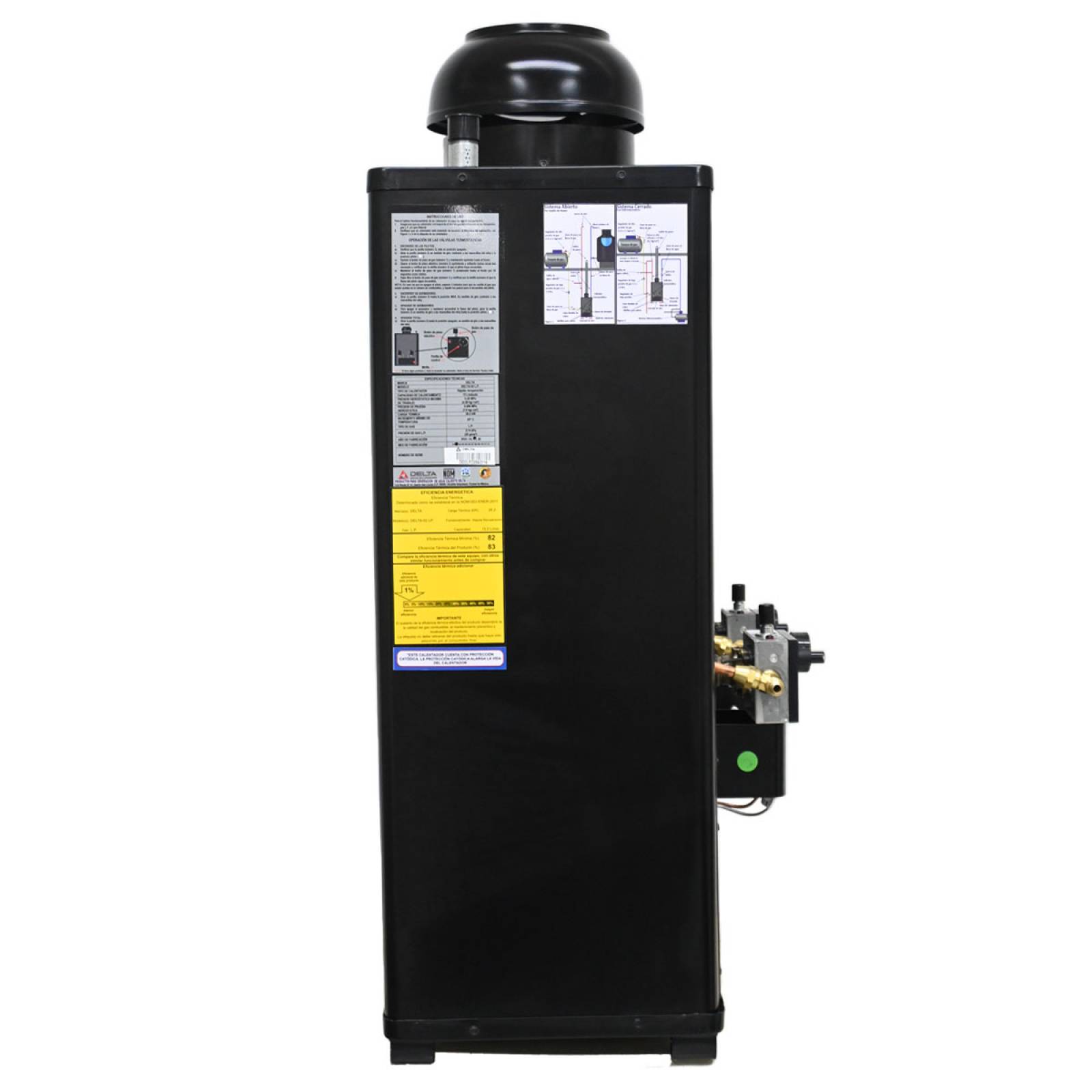 Calentador de Paso Delta 02 15 Litros por Minuto