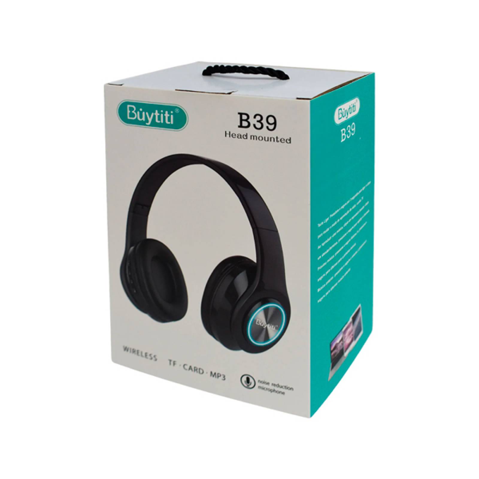 Audífonos Buytiti Diadema Bluetooth Radio FM, Aux, SD