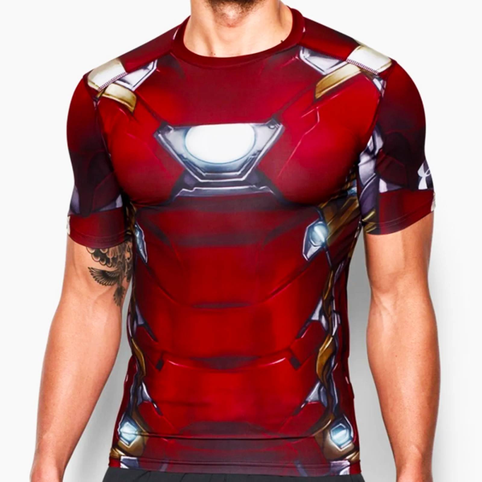Camiseta comprension Under Armour Iron Man GYM GALA Hombre