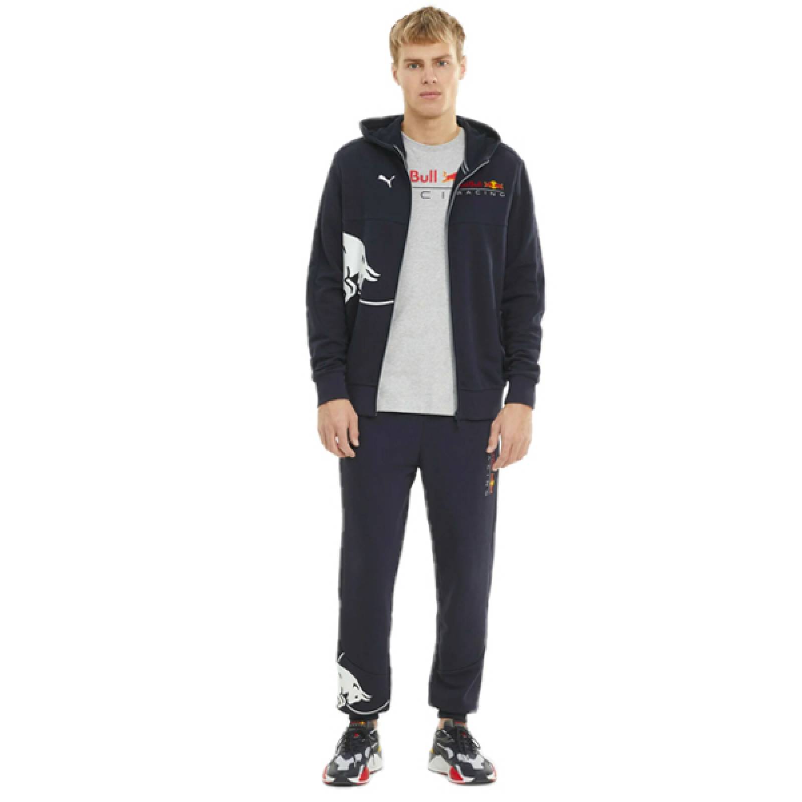 Sudadera Puma Red Bull Racing Full Zip Hombre 763107