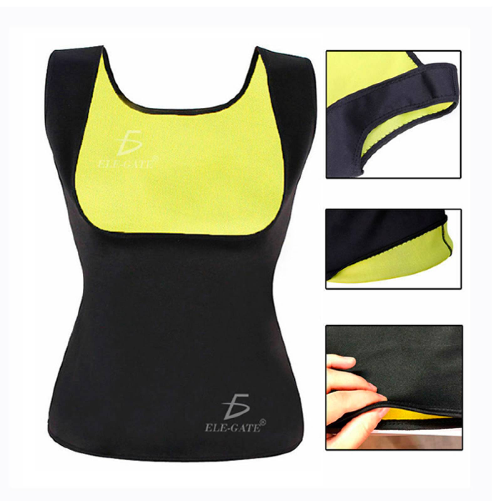 Faja Reductora Chaleco Neopreno Cinturilla Reductora Gym Fit XL