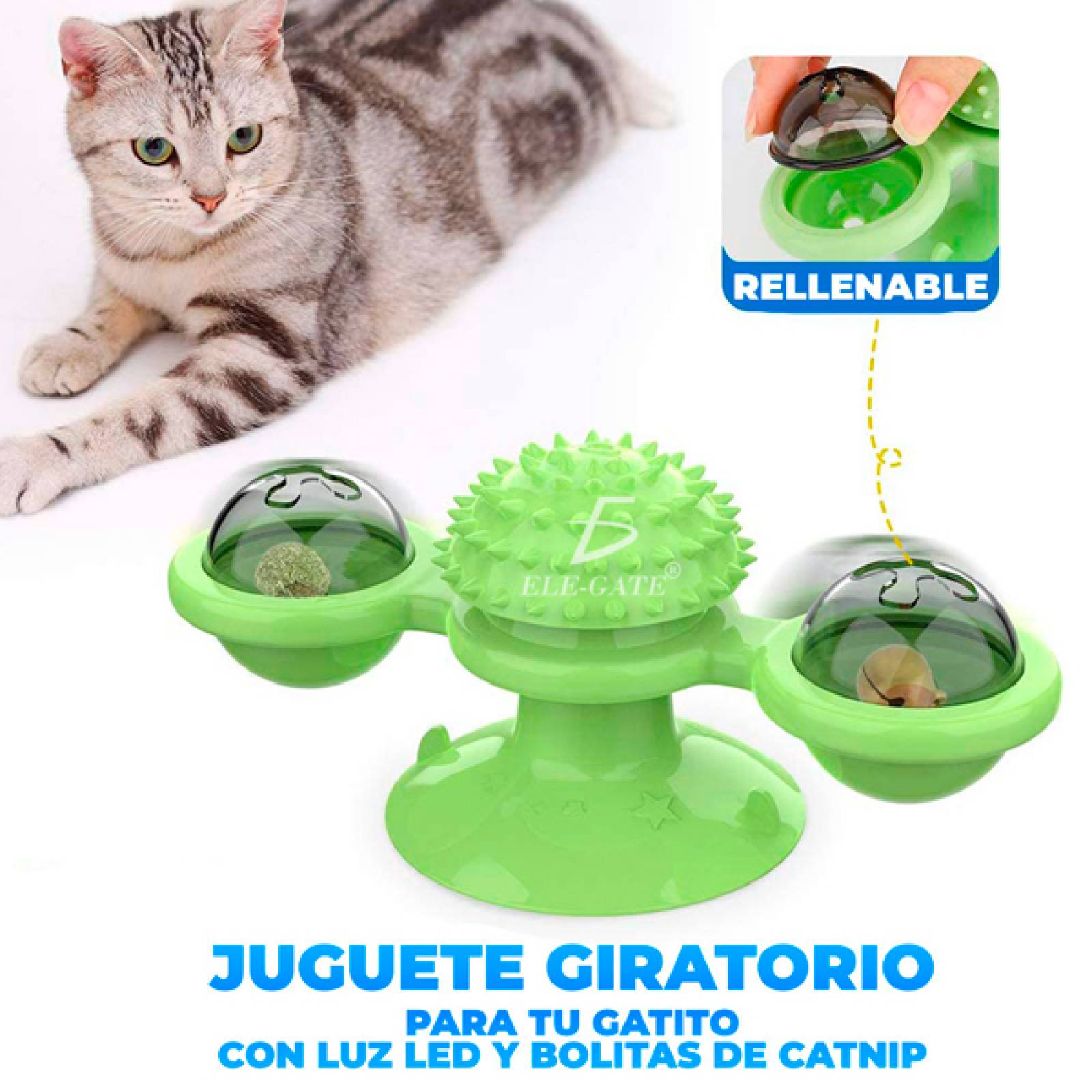 Juguetes Torre Placa Giratoria Para Mascotas Gato De Masticar