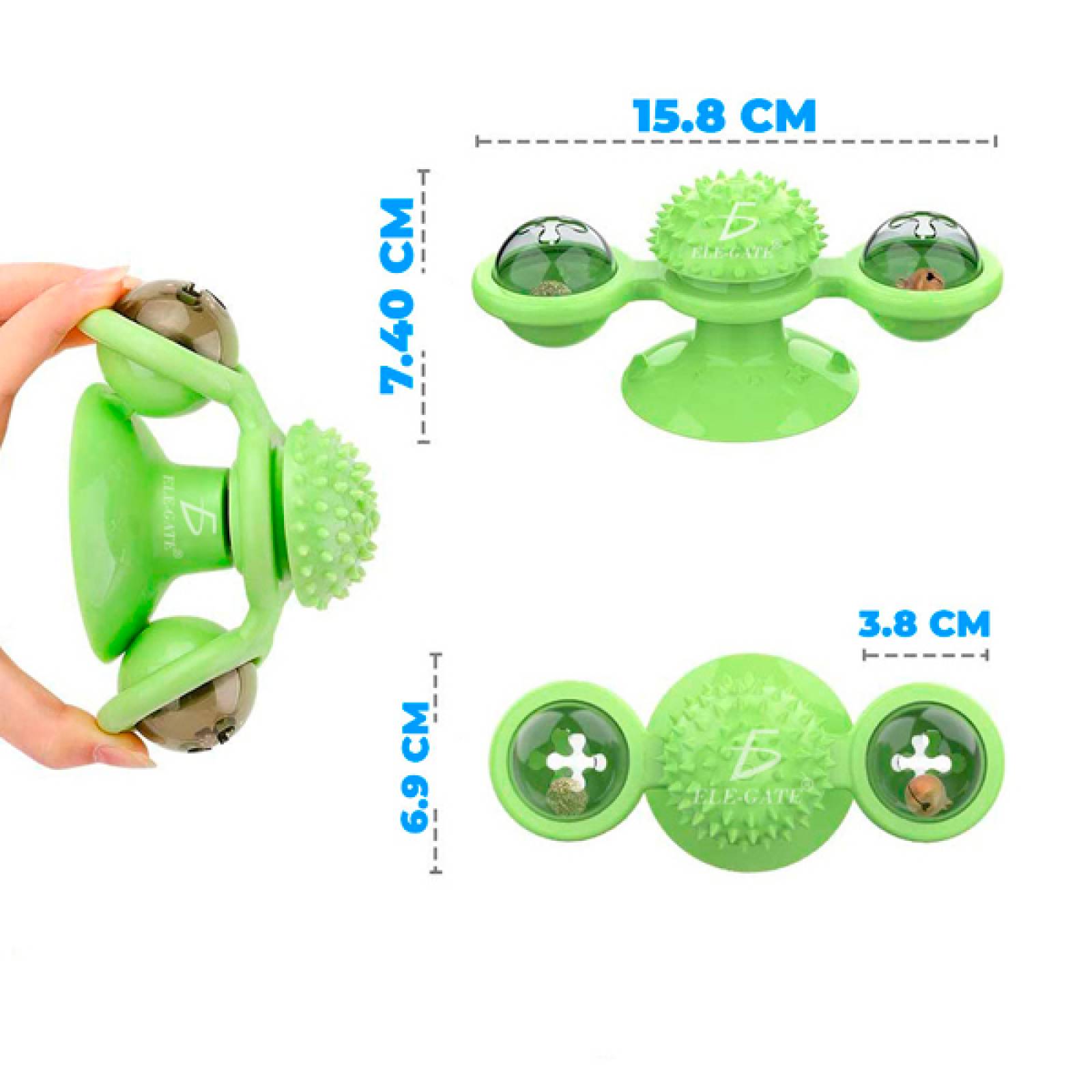 Juguetes Torre Placa Giratoria Para Mascotas Gato De Masticar