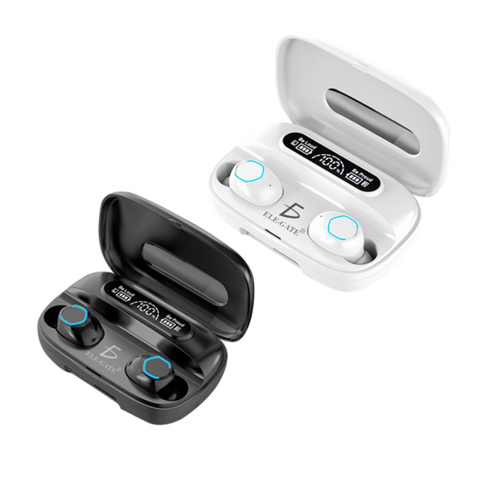 Auriculares Elegate Inalámbricos M9 Tws Con Bluetooth Contra Agua Chip 5.2