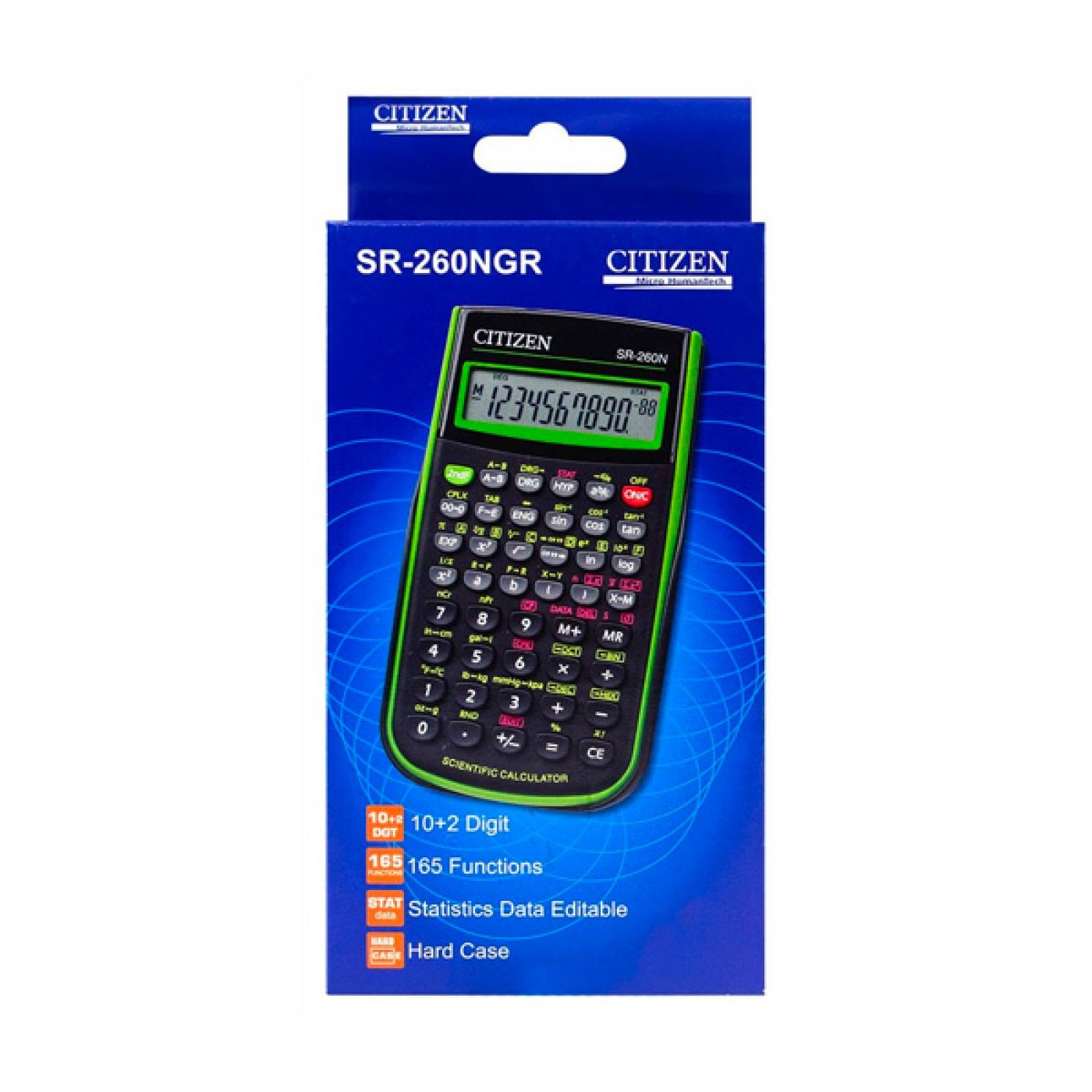 Calculadora Cientifica Citizen SR 260N 165 funciones
