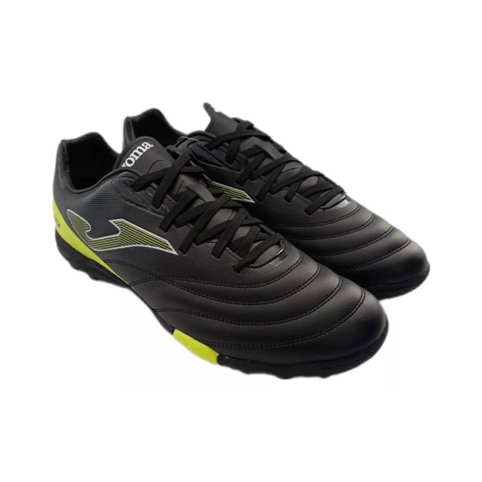 Tenis Futbol Rapido Joma N-10 2331 TURF Negro/Fluor