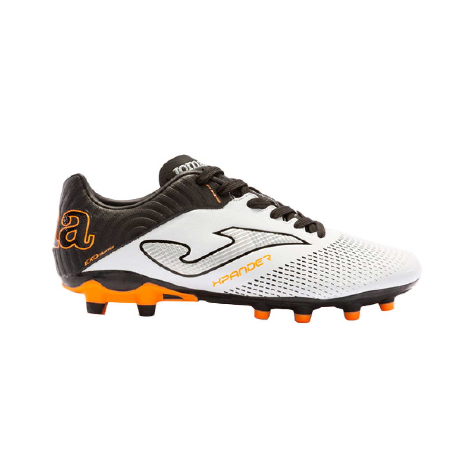 Tenis Futbol Tachos Joma Xpander 2302 Terrero Firme FG Blanco/Negro