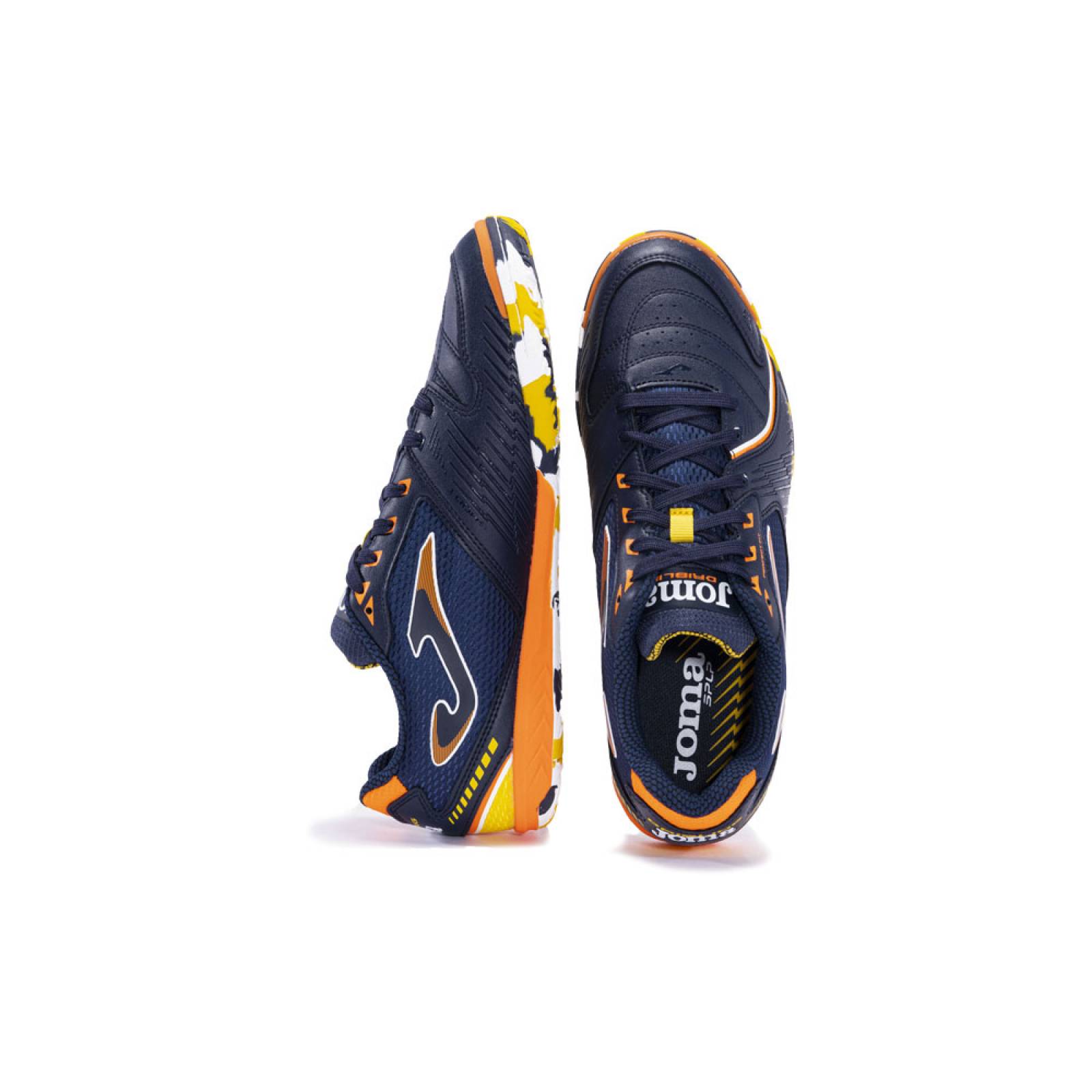 Tenis Joma Futbol Sala Dribling 2333 Indoor Marino/Naranja