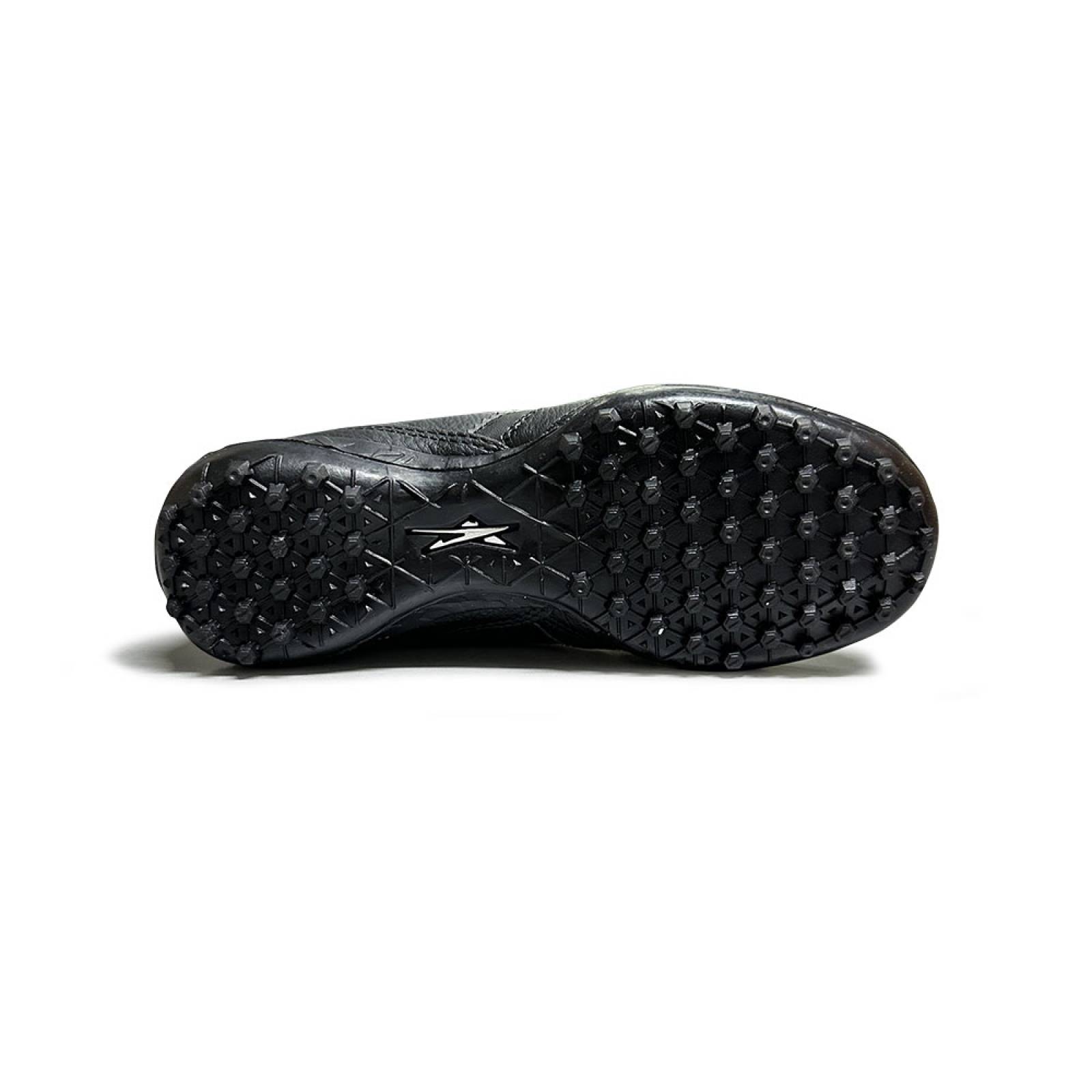 Tenis Eescord Futbol Rapido Niño 3040 Negro/Blanco PIEL