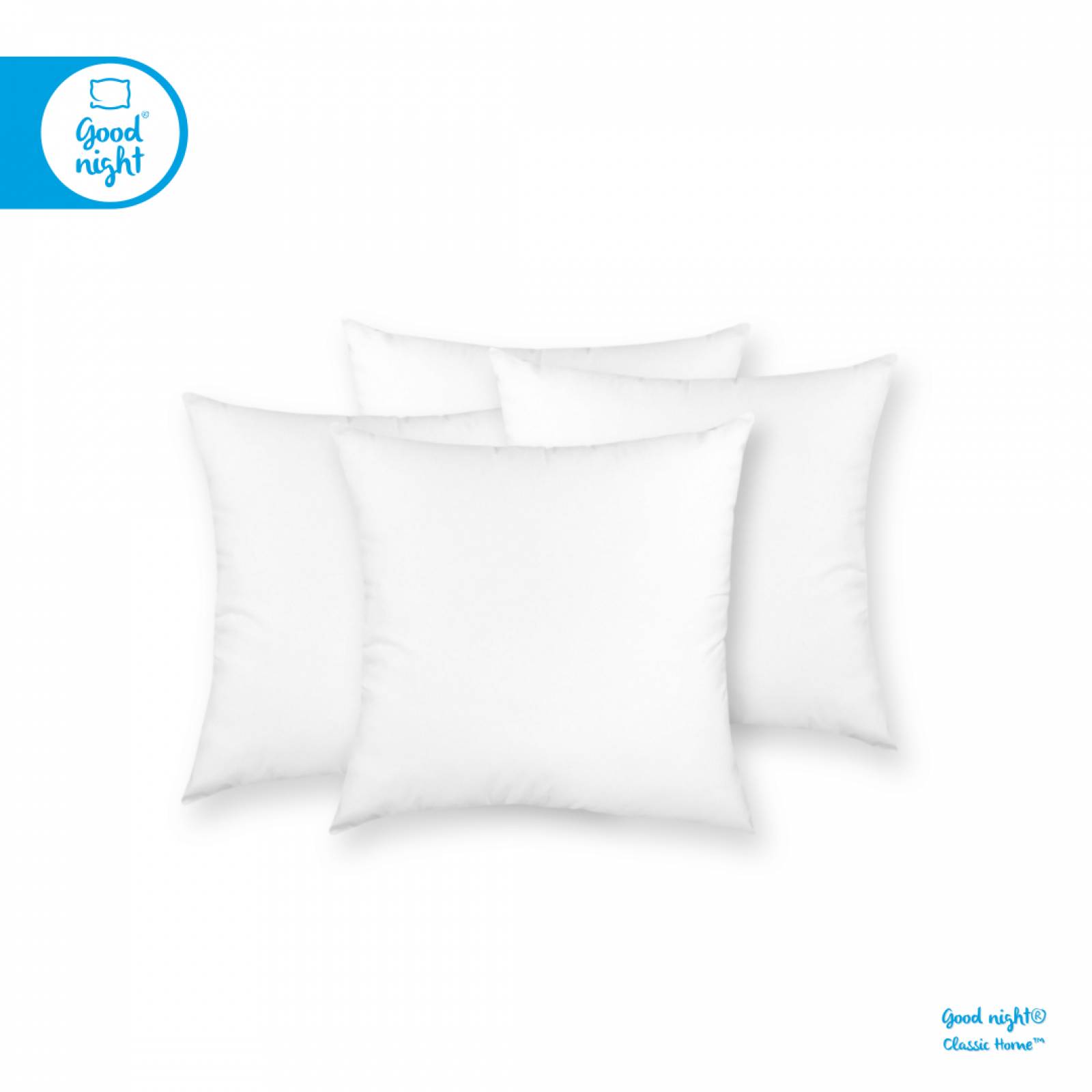 Relleno para Cojín 4 Pack 45cm x 45cm Good Night Classic Home