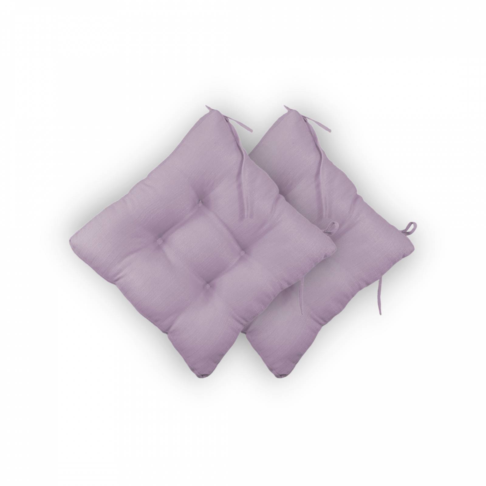 Cojines De Silla Capitonados 2 Pack 45cm x 45cm Lila Good Night Classic Home