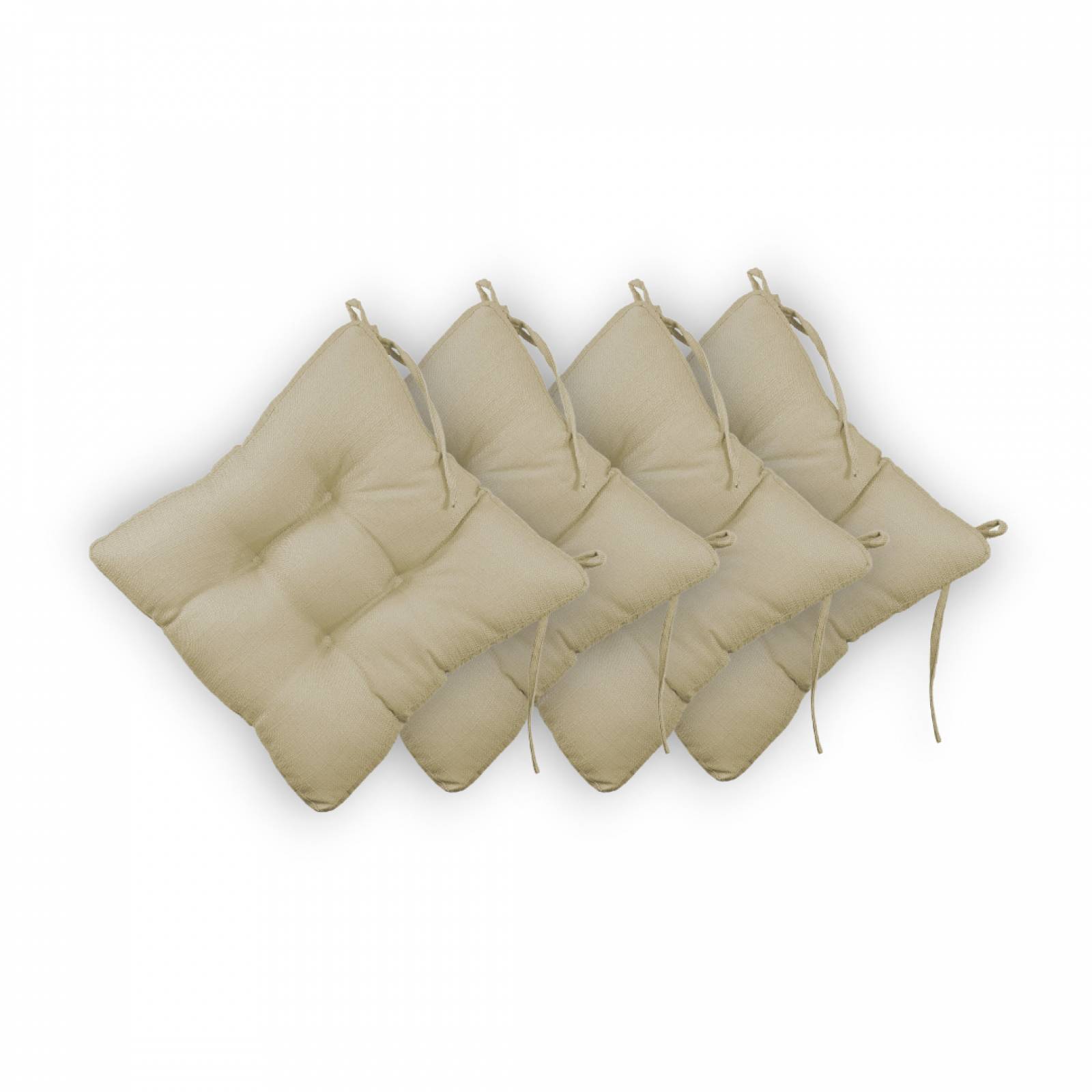 Cojines De Silla Capitonados 4 Pack 45cm x 45cm Lila Good Night Classic Home