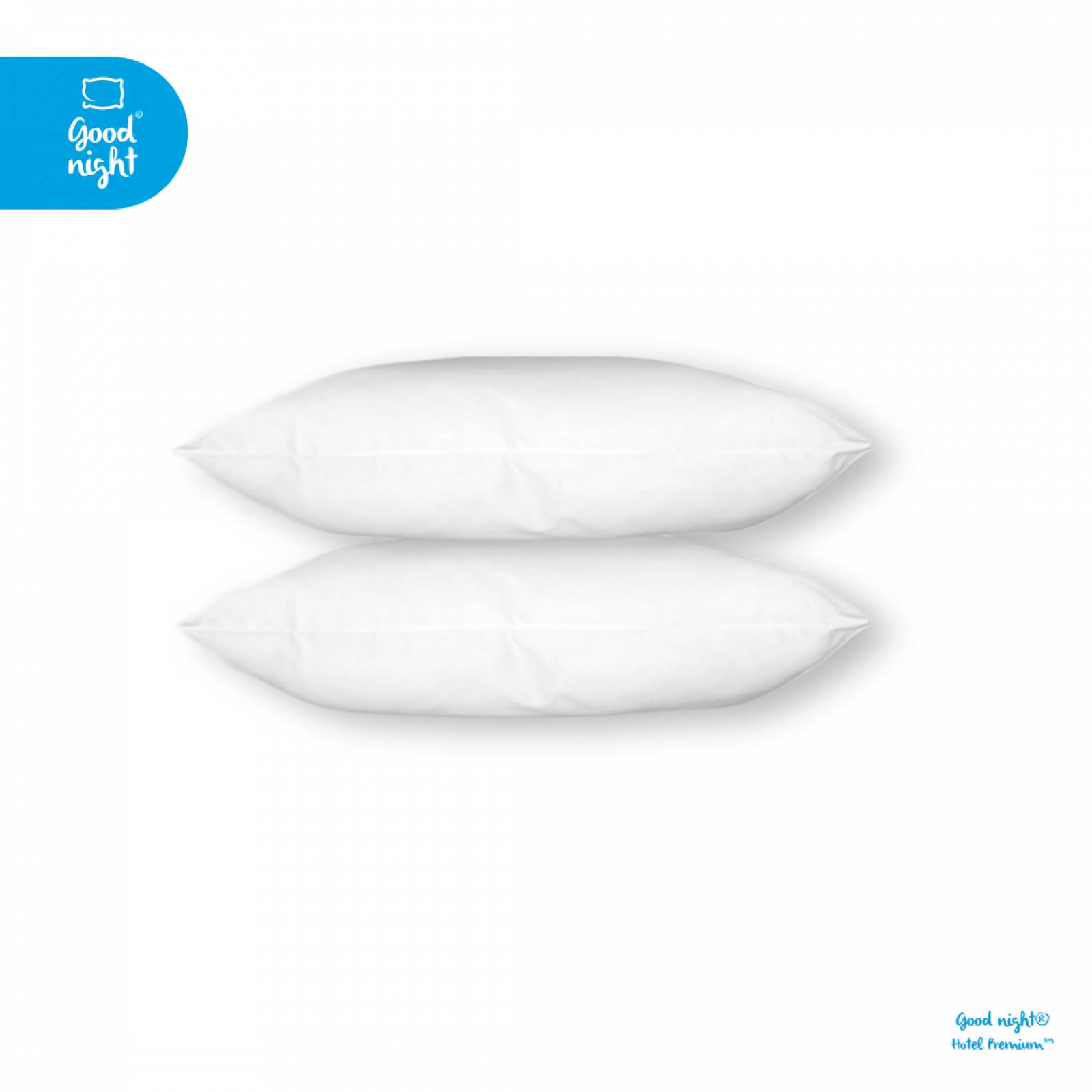 Almohadas King Size Firmes 2 Pack Good Nigth Hotel Premium Con FibraGel