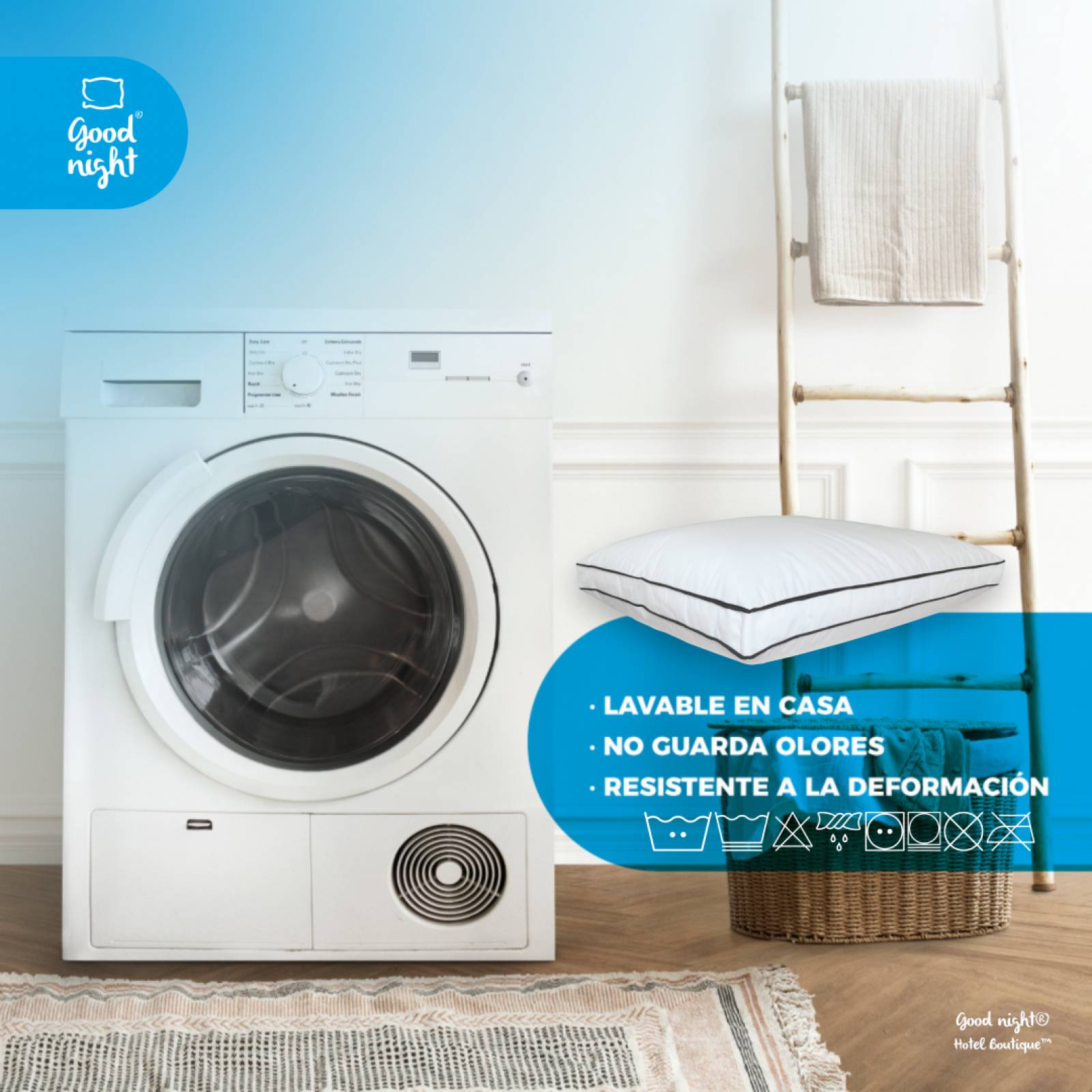 Almohada Suave King Size Good Night Hotel Boutique Con Down Alternative