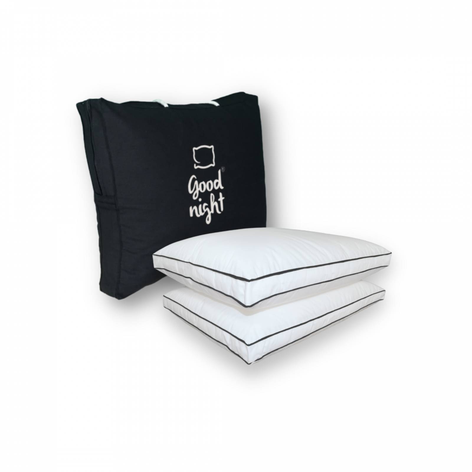 Almohada Suave Estandar 2 Pack Good Night Hotel Boutique Con Down Alternative