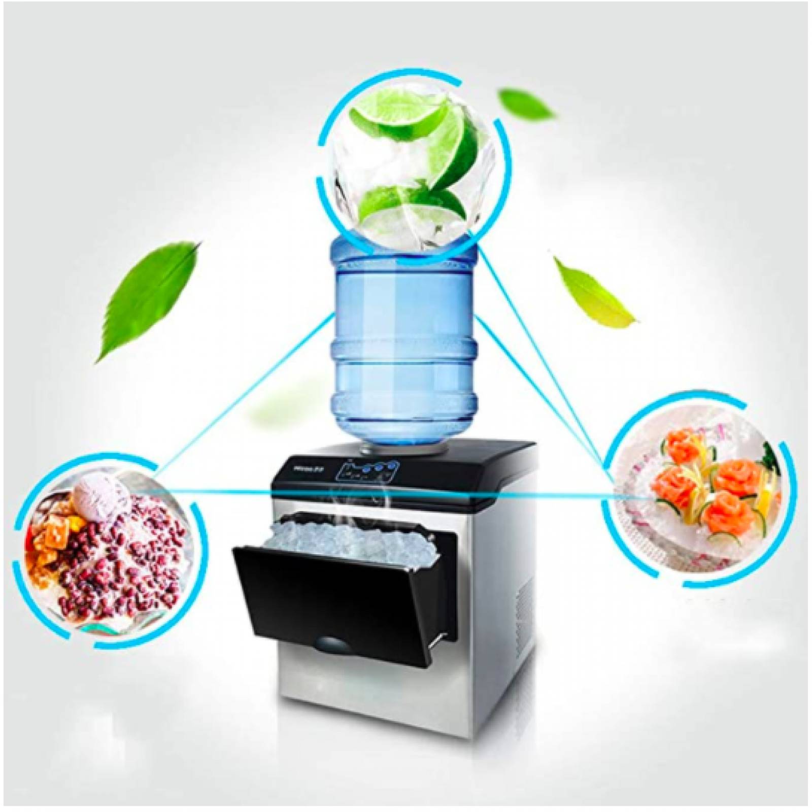 Máquina De Hielo Con Garrafón Hasta 25kg X Dia