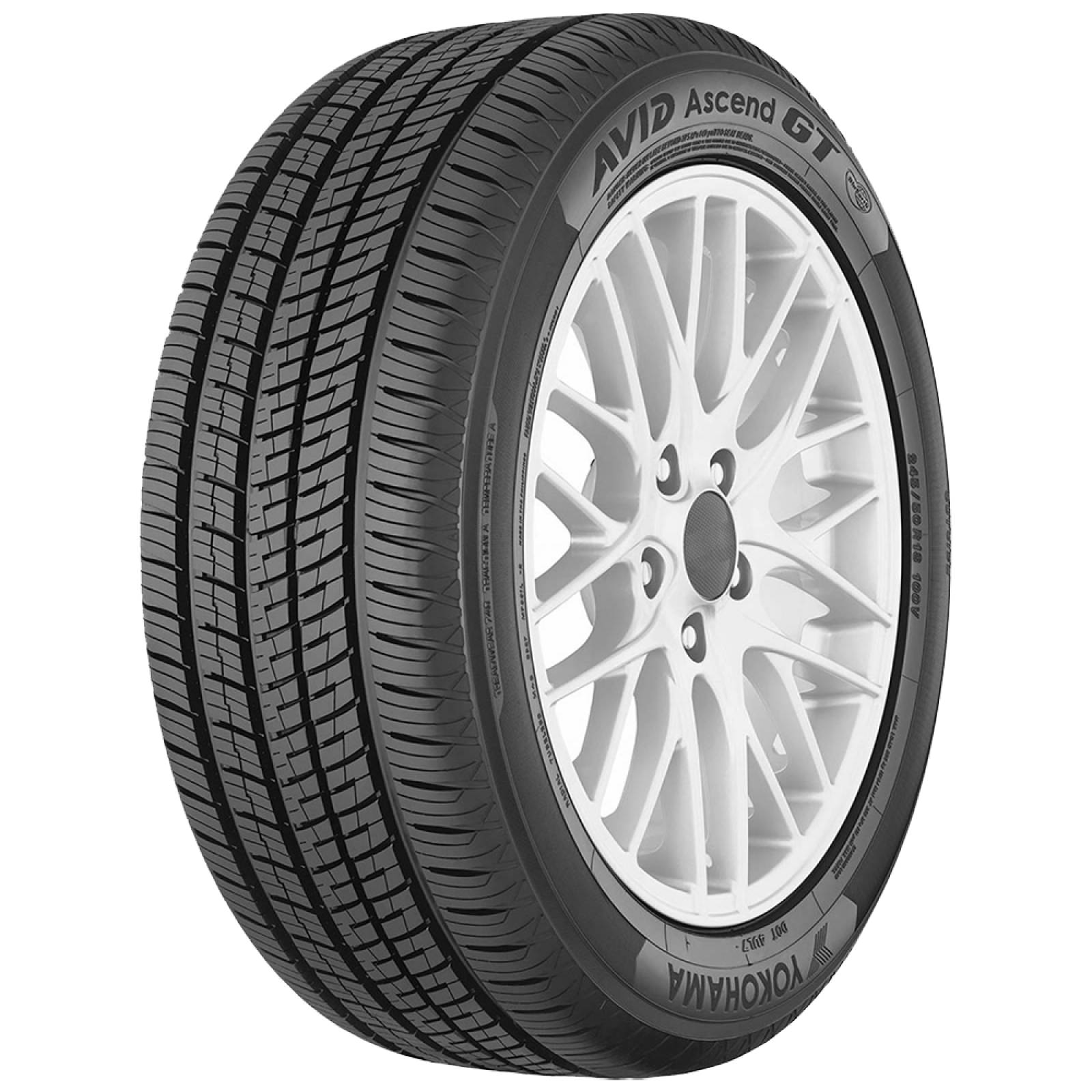 PAQUETE DE 2 LLANTAS 245/50r17 Yokohama Ascend Gt 99v