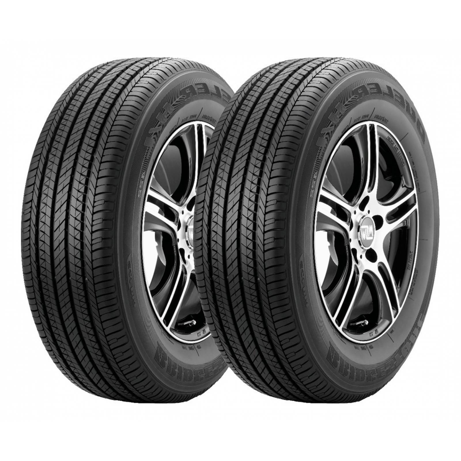 PAQUETE DE 2 LLANTAS 235/65r17 Bridgestone Dueler H/l 422 Ecopia 103h