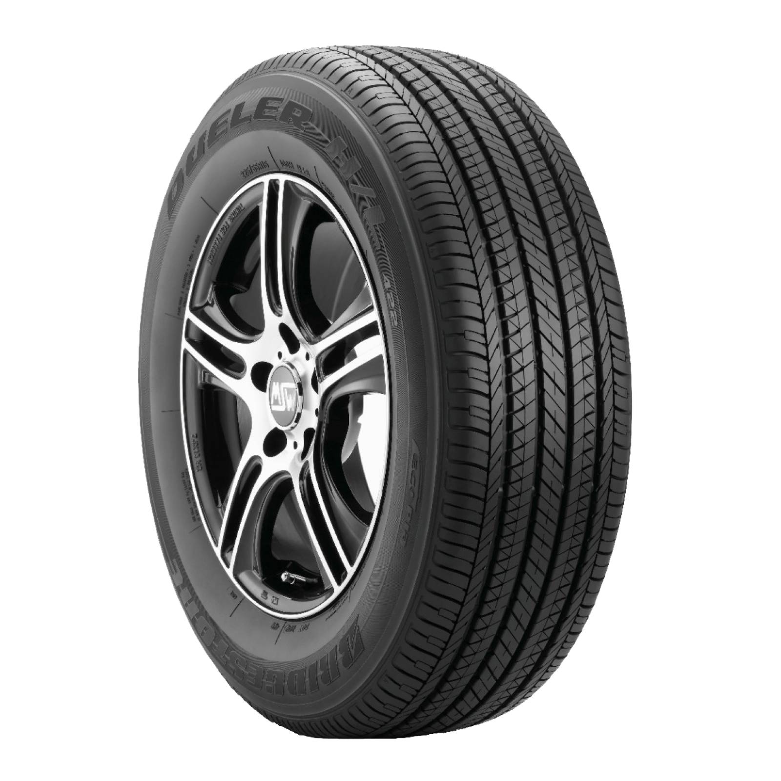 PAQUETE DE 2 LLANTAS 235/65r17 Bridgestone Dueler H/l 422 Ecopia 103h