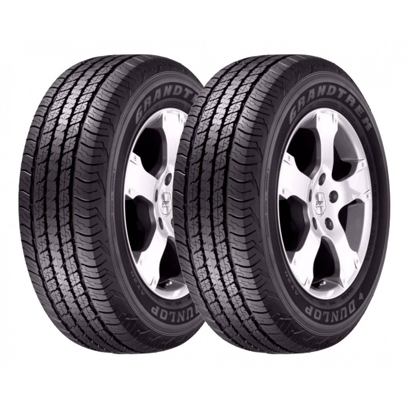 PAQUETE DE 2 LLANTAS 225/70r17 Dunlop Grandtrek At20 106s