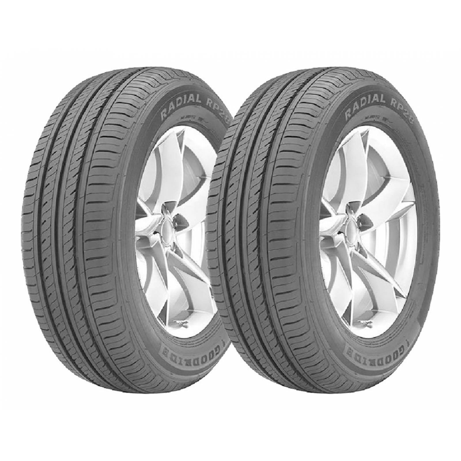 PAQUETE DE 2 LLANTAS 195/60r15 Goodride Radial Rp-28 88h