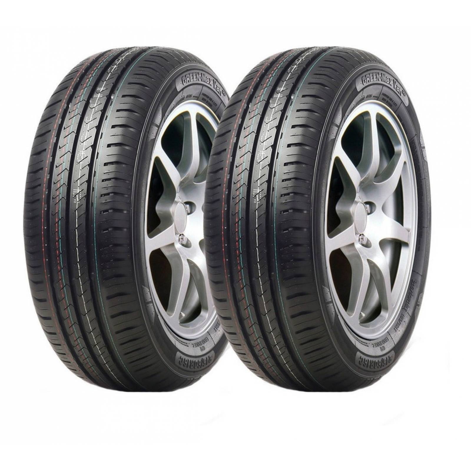 PAQUETE DE 2 LLANTAS 185r14c-8c Linglong Green-max Van Hp
