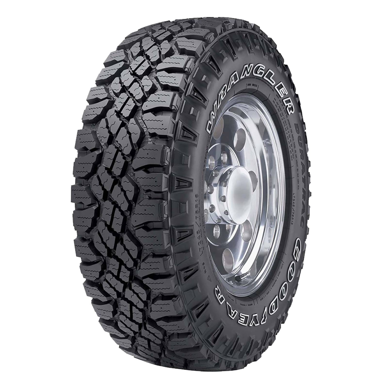 PAQUETE DE 2 LLANTAS 265/70r17 Lt Goodyear Wrangler Duratrac 121q
