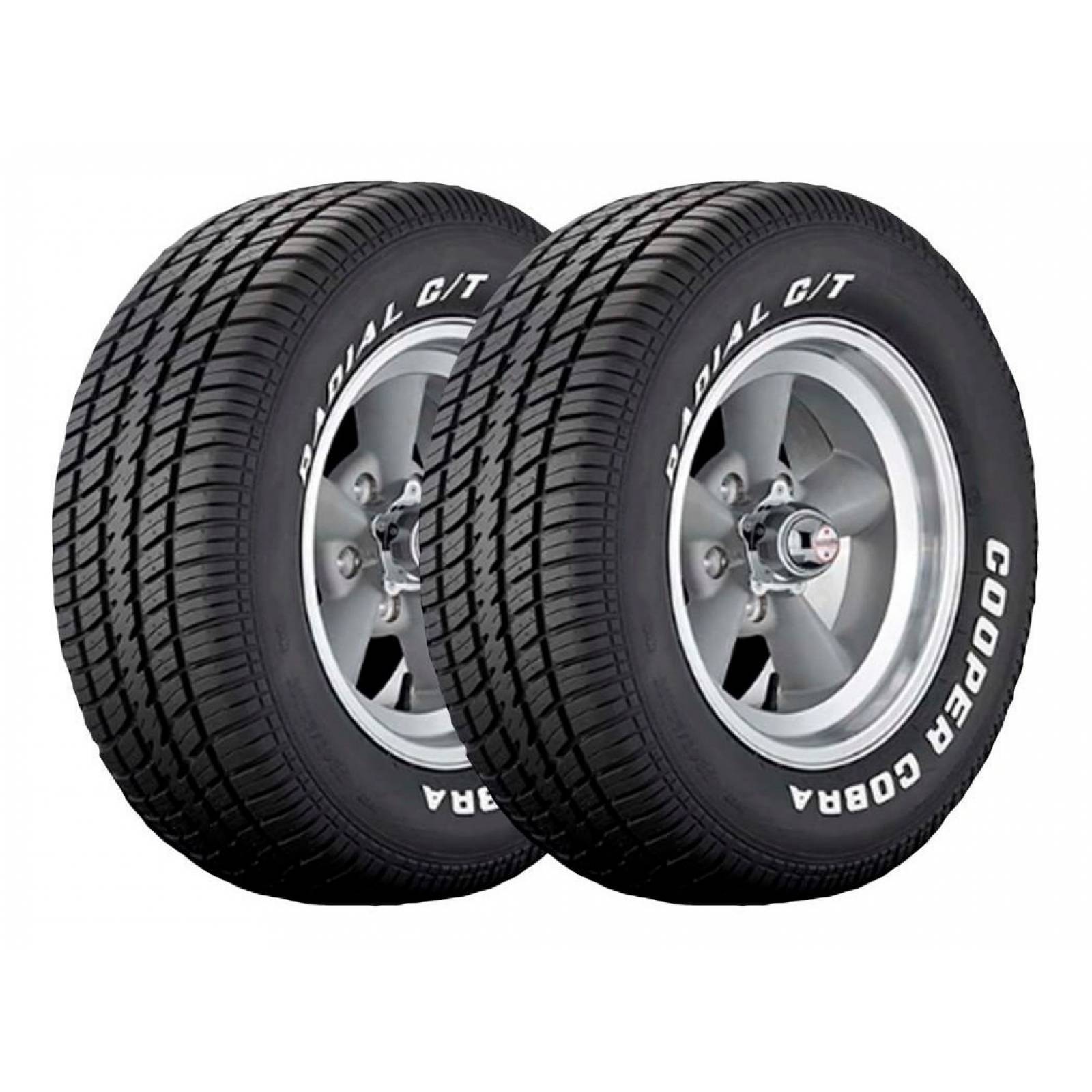 PAQUETE DE 2 LLANTAS 235/60r15  Cooper Cobra Radial G/t 98t