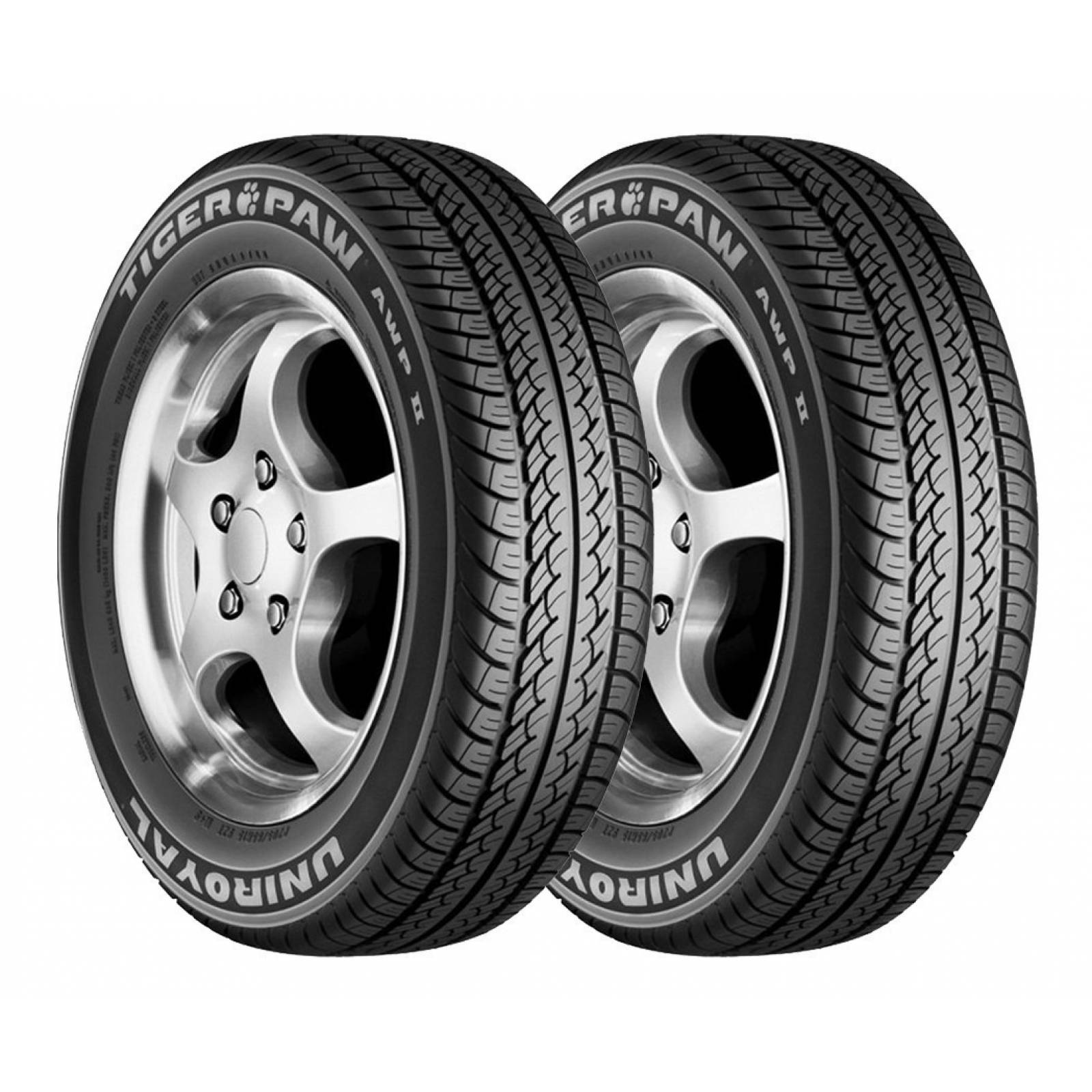 PAQUETE DE 2 LLANTAS 205/70r14 Tiger Paw Awp Ii