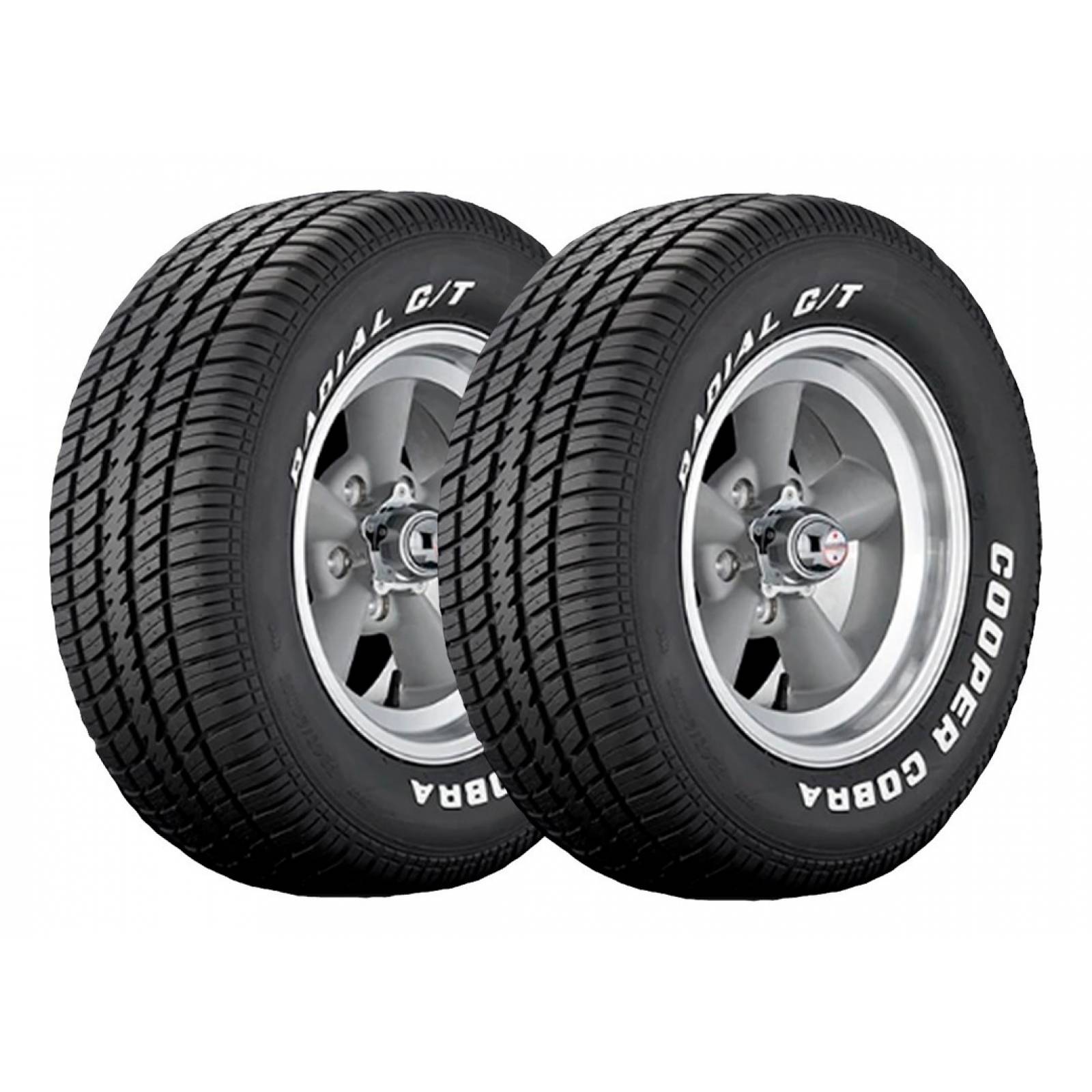 PAQUETE DE 2 LLANTAS 235/60r15 Cooper Cobra Radial G/t 98t