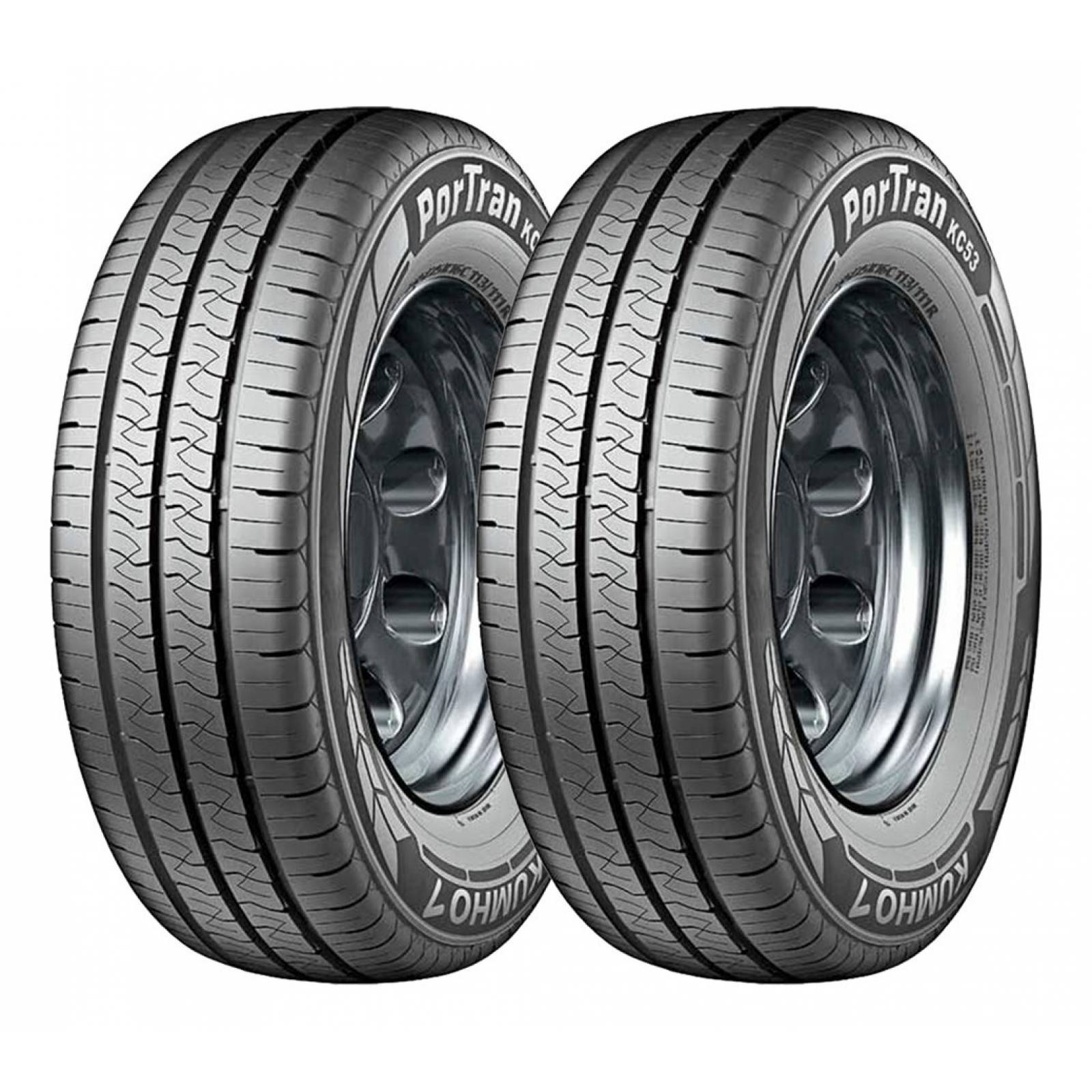 PAQUETE DE 2 LLANTAS 235/65r16 Kumho Portran Kc53 118r