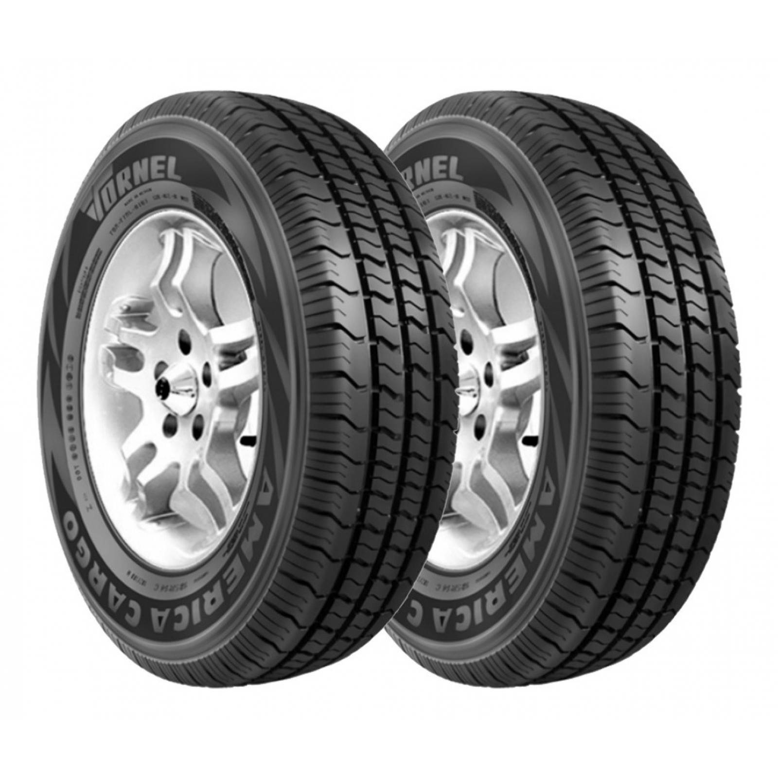 PAQUETE DE 2 LLANTAS 195r14 Lt Tornel America Cargo