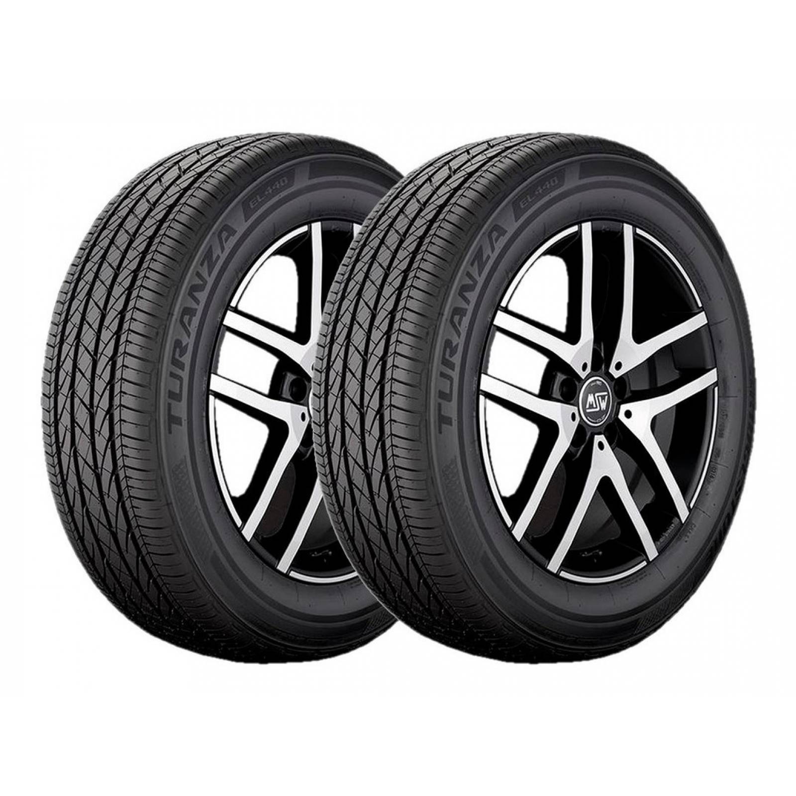 PAQUETE DE 2 LLANTAS 215/65r16 Bridgestone Turanza El440 98h