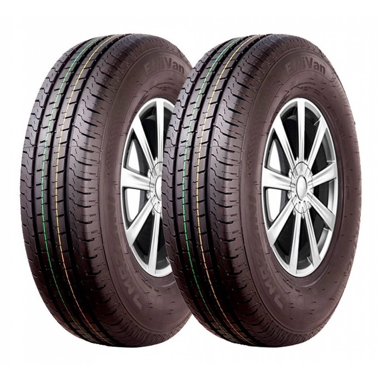 PAQUETE DE 2 LLANTAS 195/65r16 C Mazzini Effivan 104r