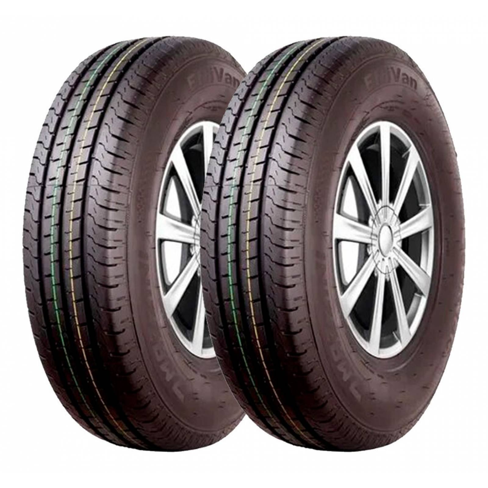 PAQUETE DE 2 LLANTAS 205/65r16 C Mazzini Effivan 107r