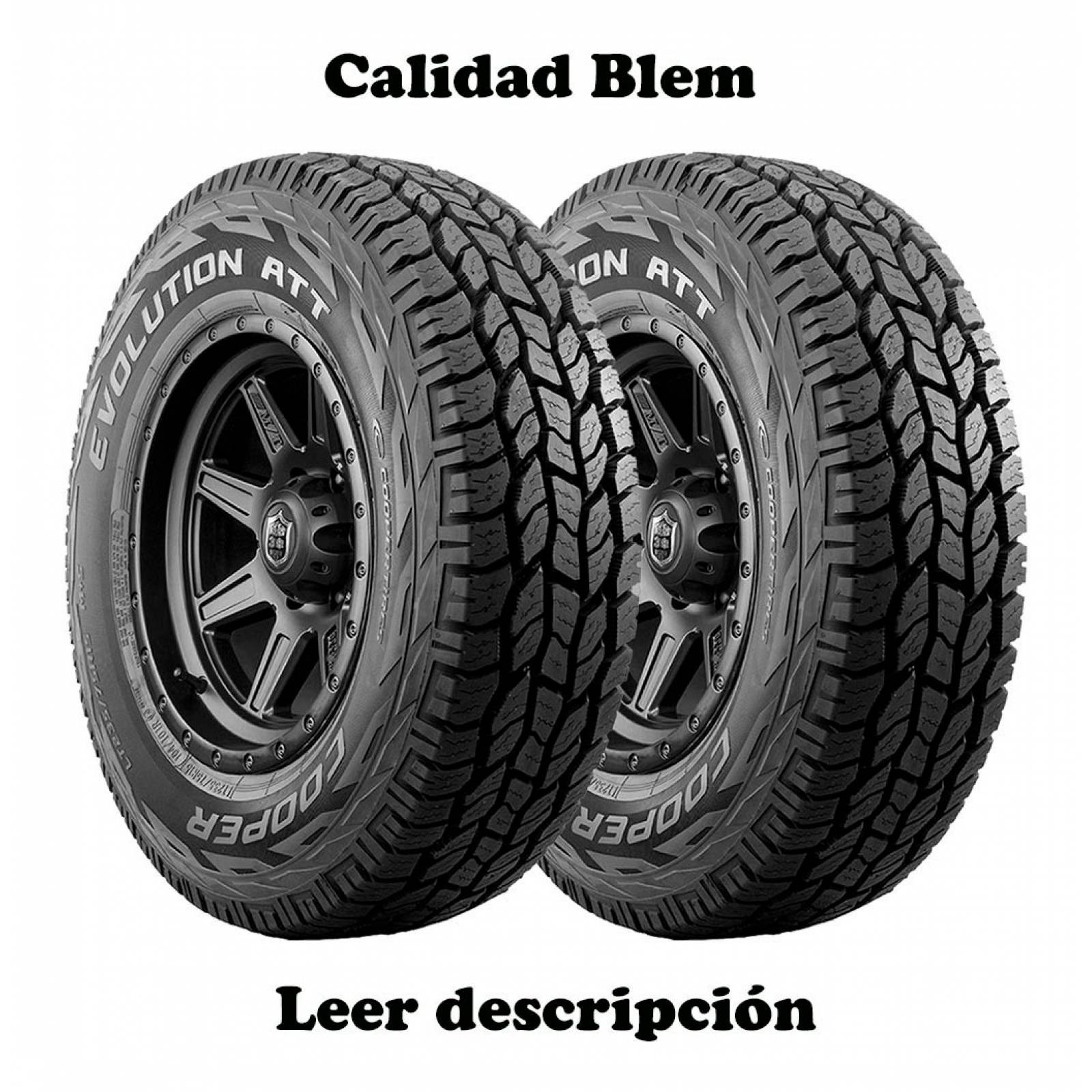 PAQUETE DE 2 LLANTAS 265/65r17 Cooper Evolution Att Blem 112t