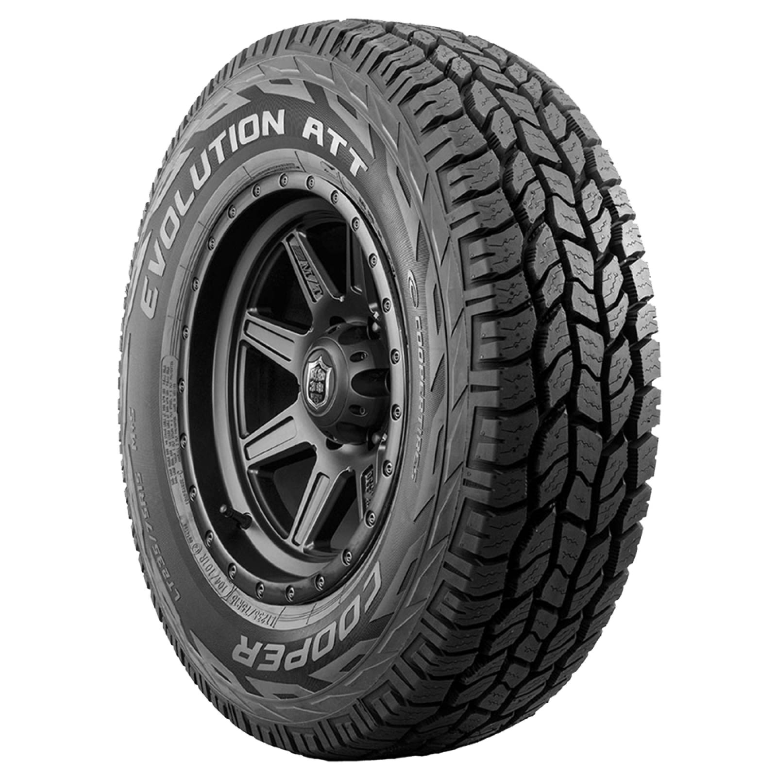 PAQUETE DE 2 LLANTAS 265/65r17 Cooper Evolution Att Blem 112t