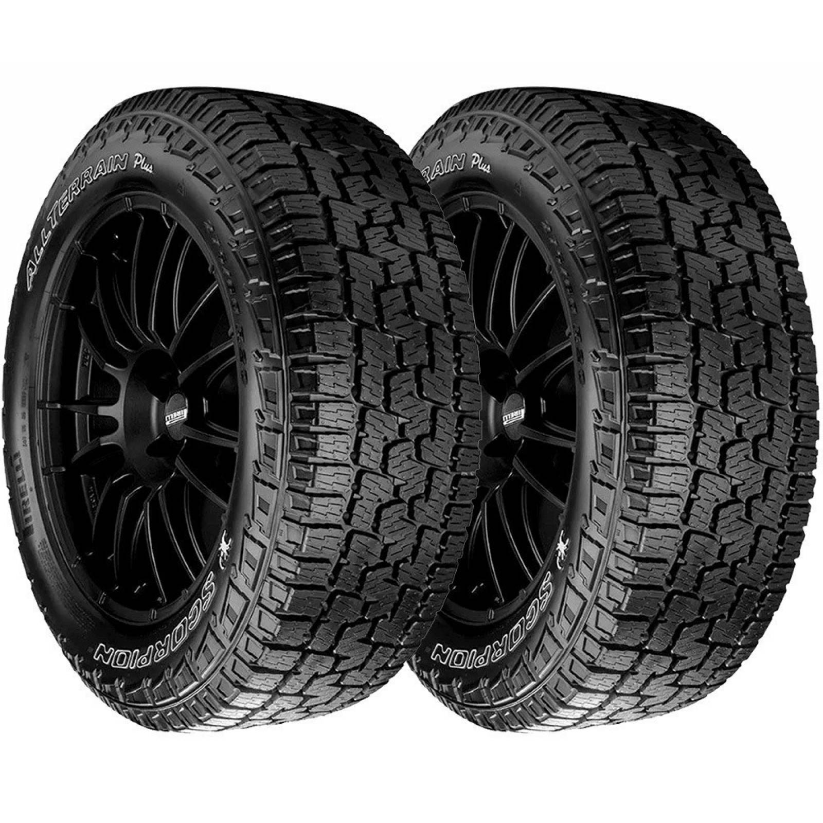 PAQUETE DE 2 LLANTAS 225/65r17 Xl Pirelli Scorpion At Plus 106h
